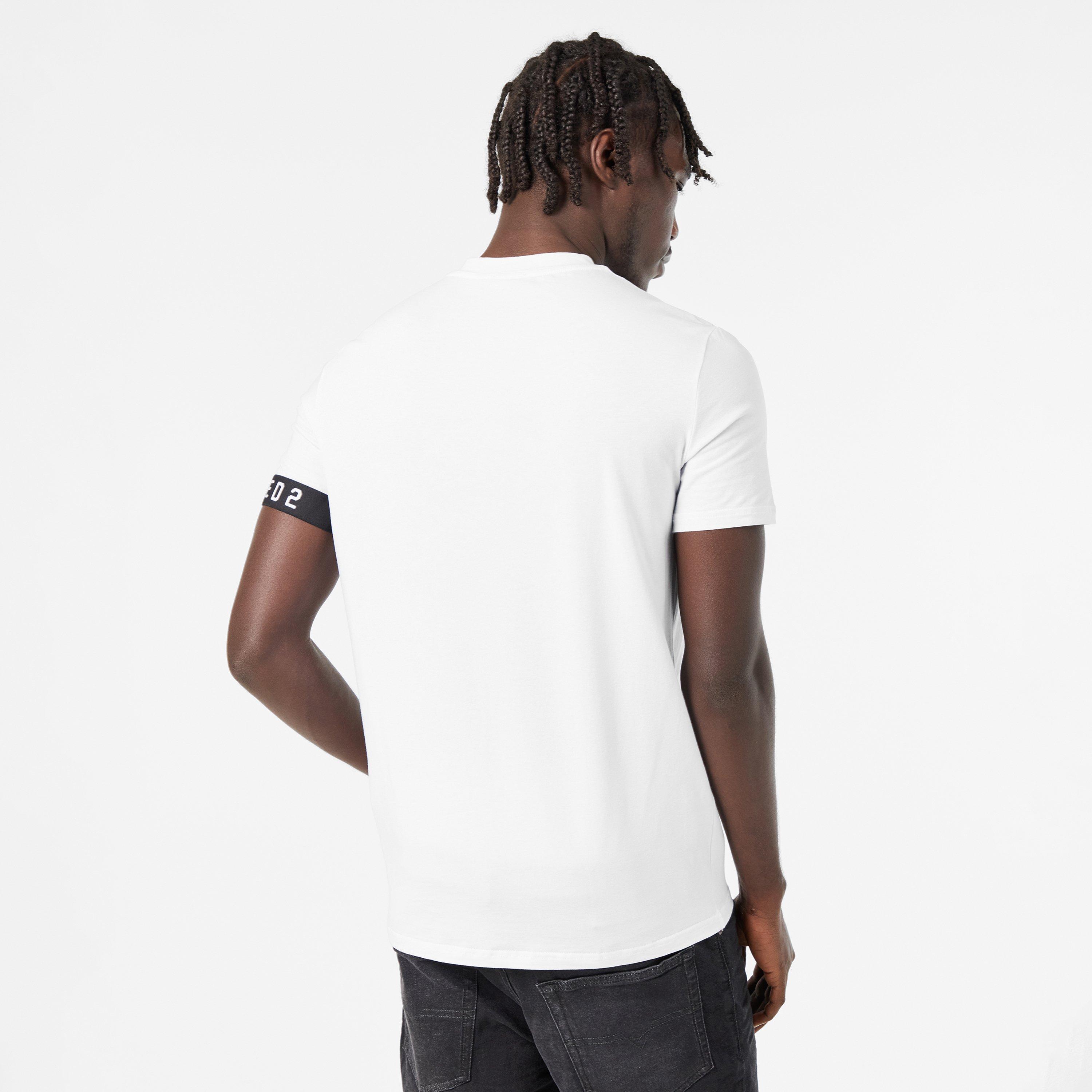 DSQ Band Logo Slim Fit T-Shirt