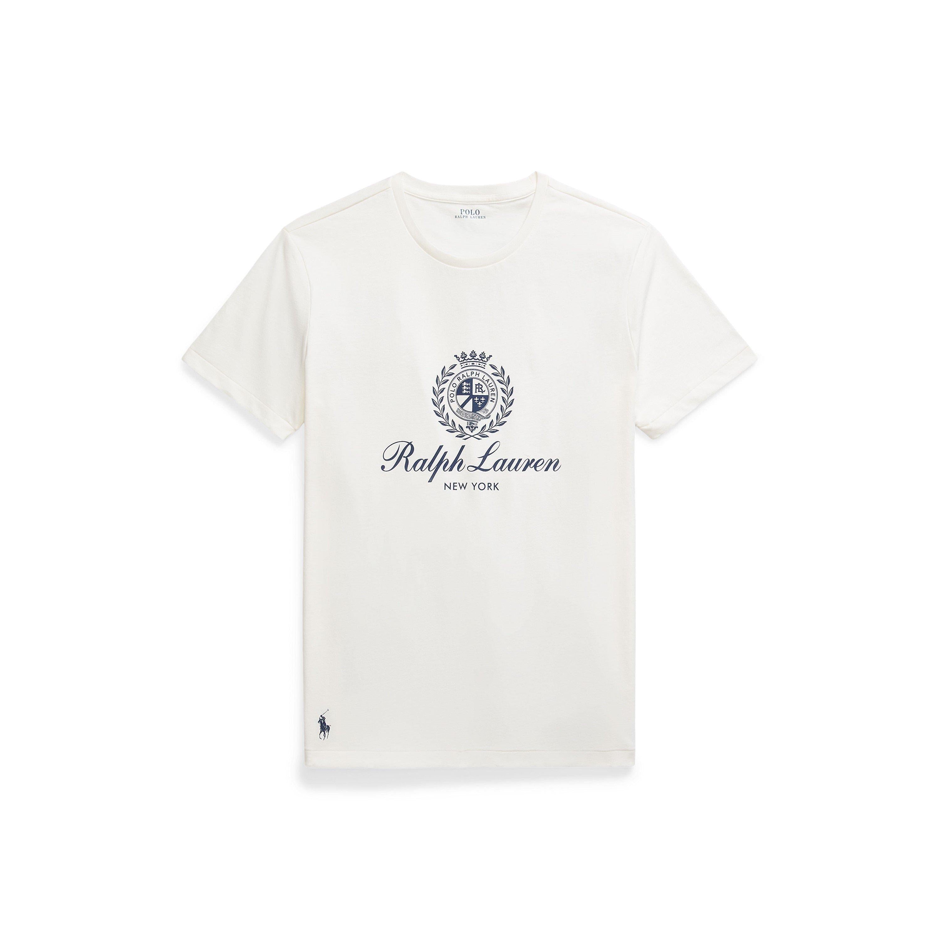Crest Logo Crew Neck T-Shirt