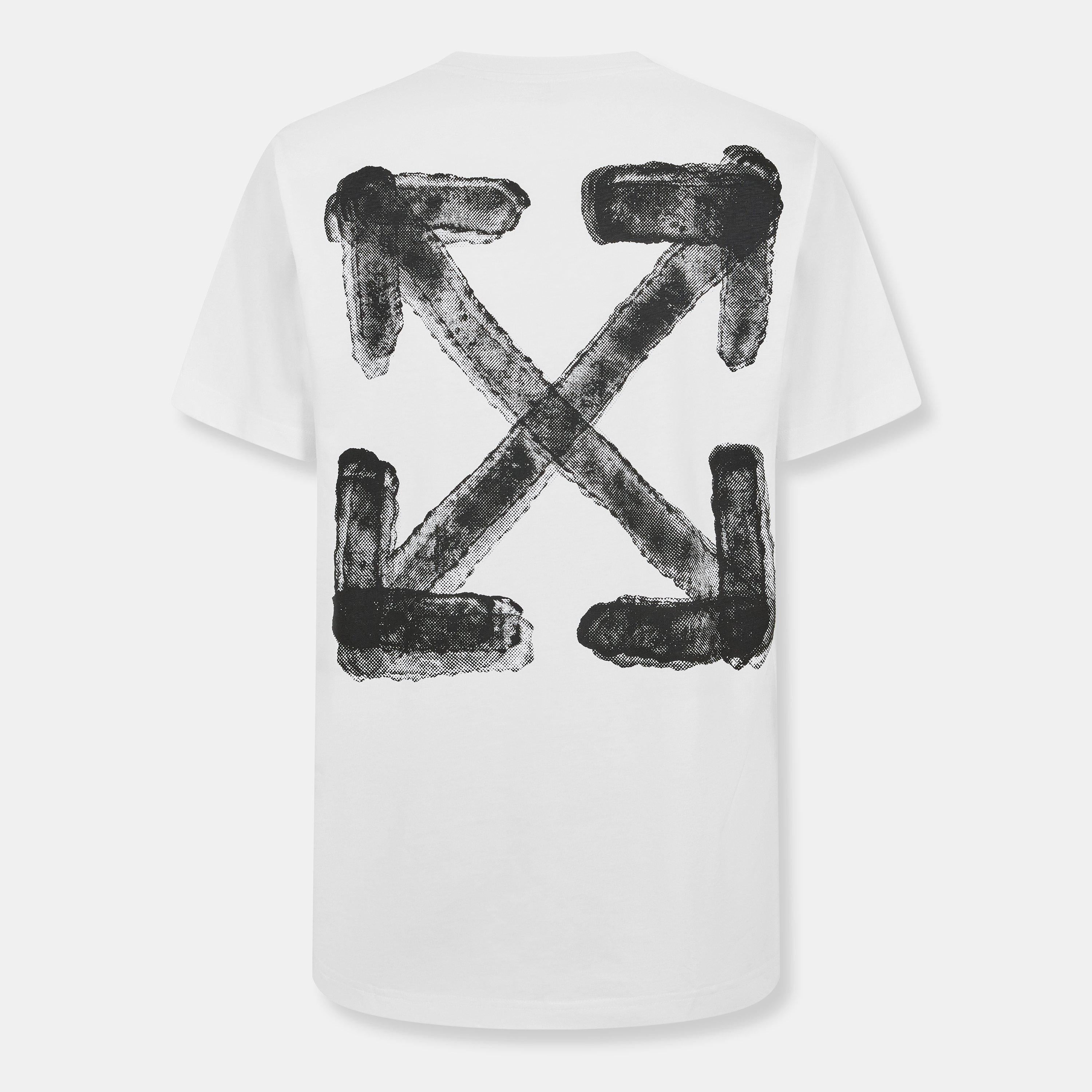 Spray Arrow Arrow Logo Print T-Shirt