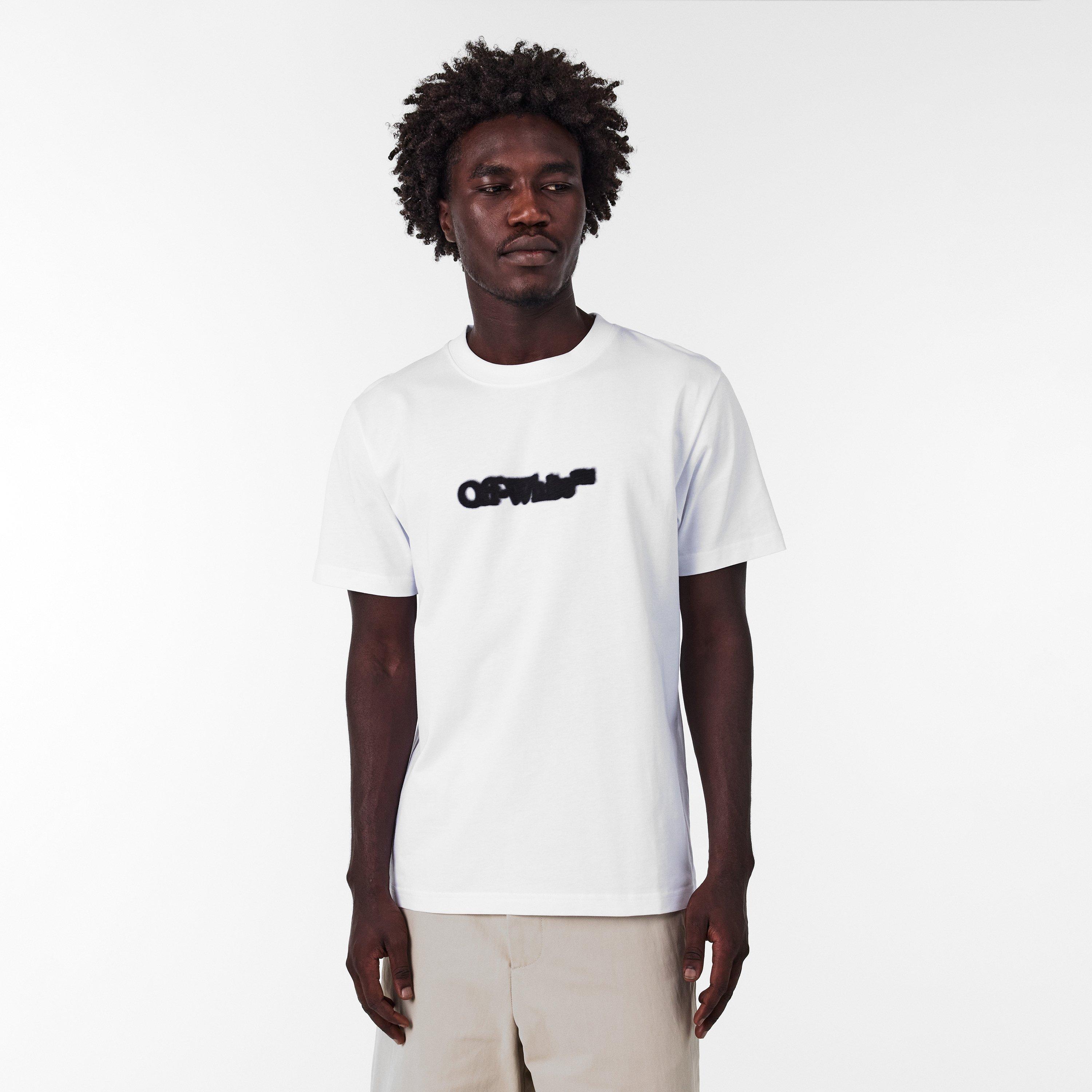 Spray Arrow Arrow Logo Print T-Shirt