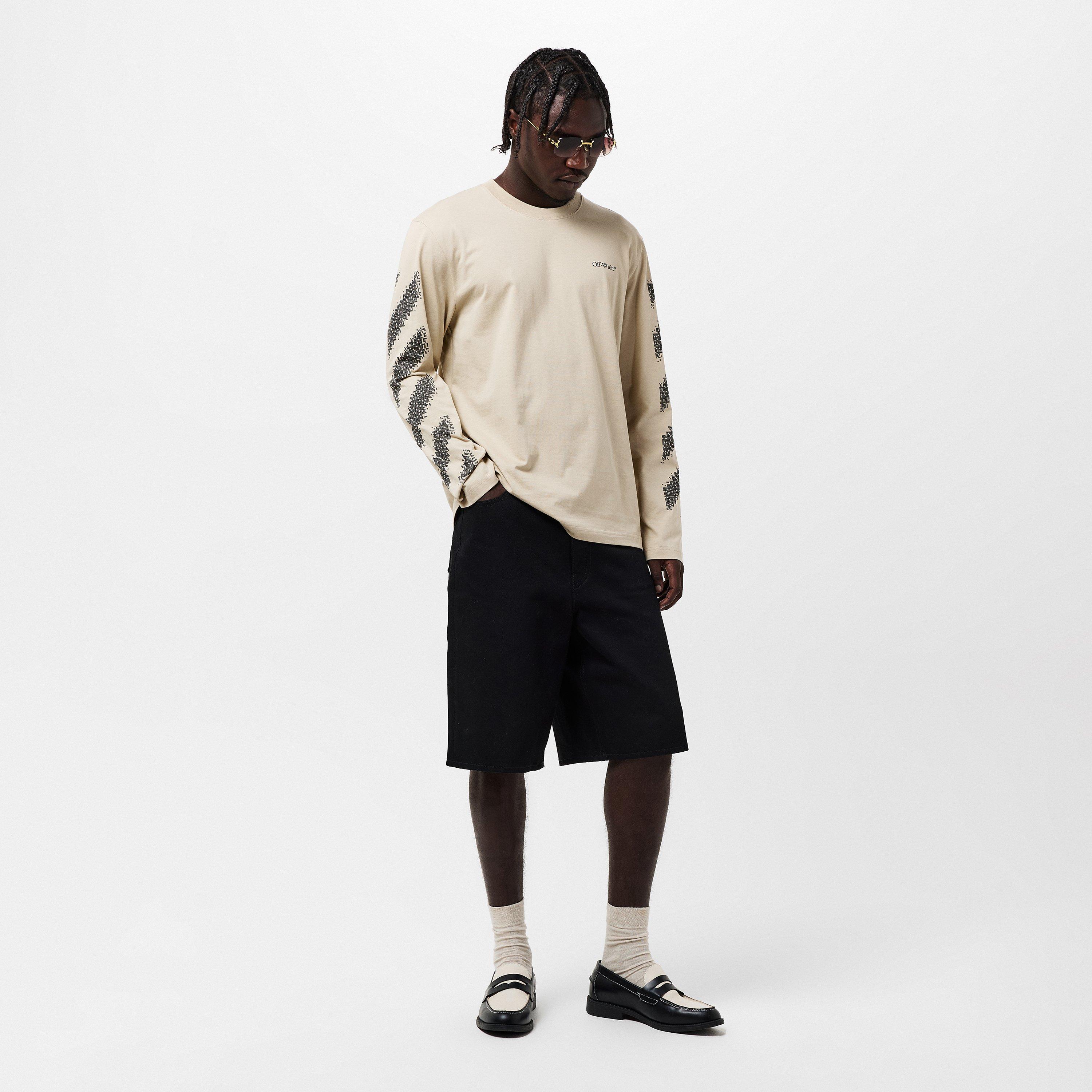 Diag Skate Diagonal Graphic Long Sleeve T-Shirt