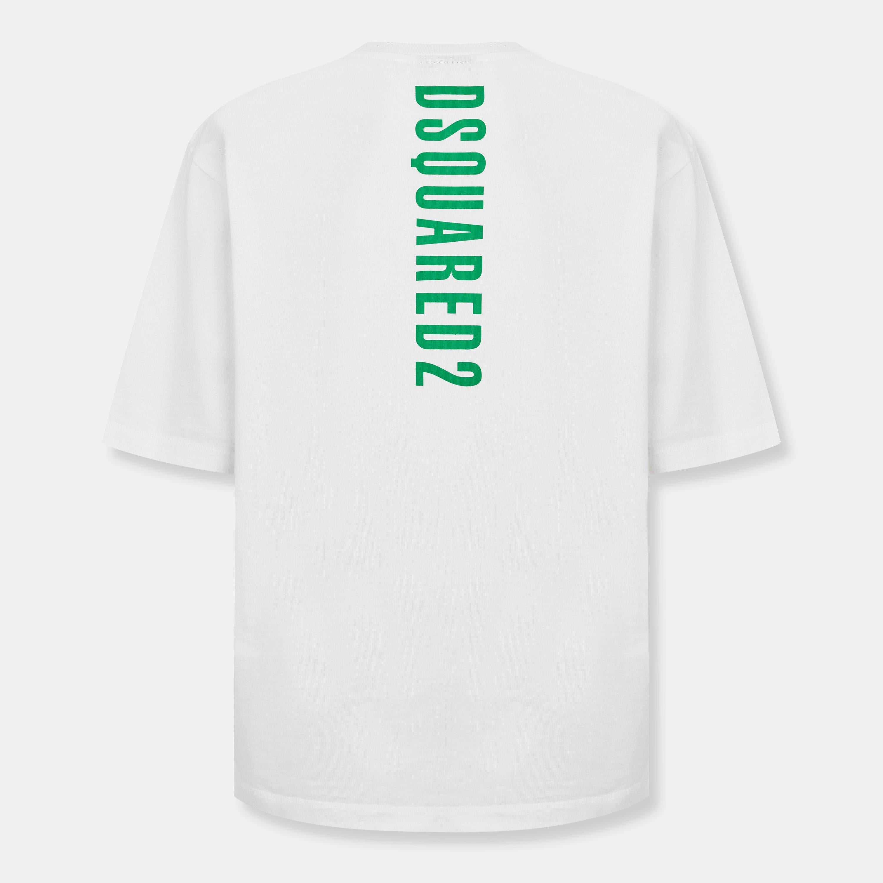 DSQ Bk Logo Oversized T-Shirt