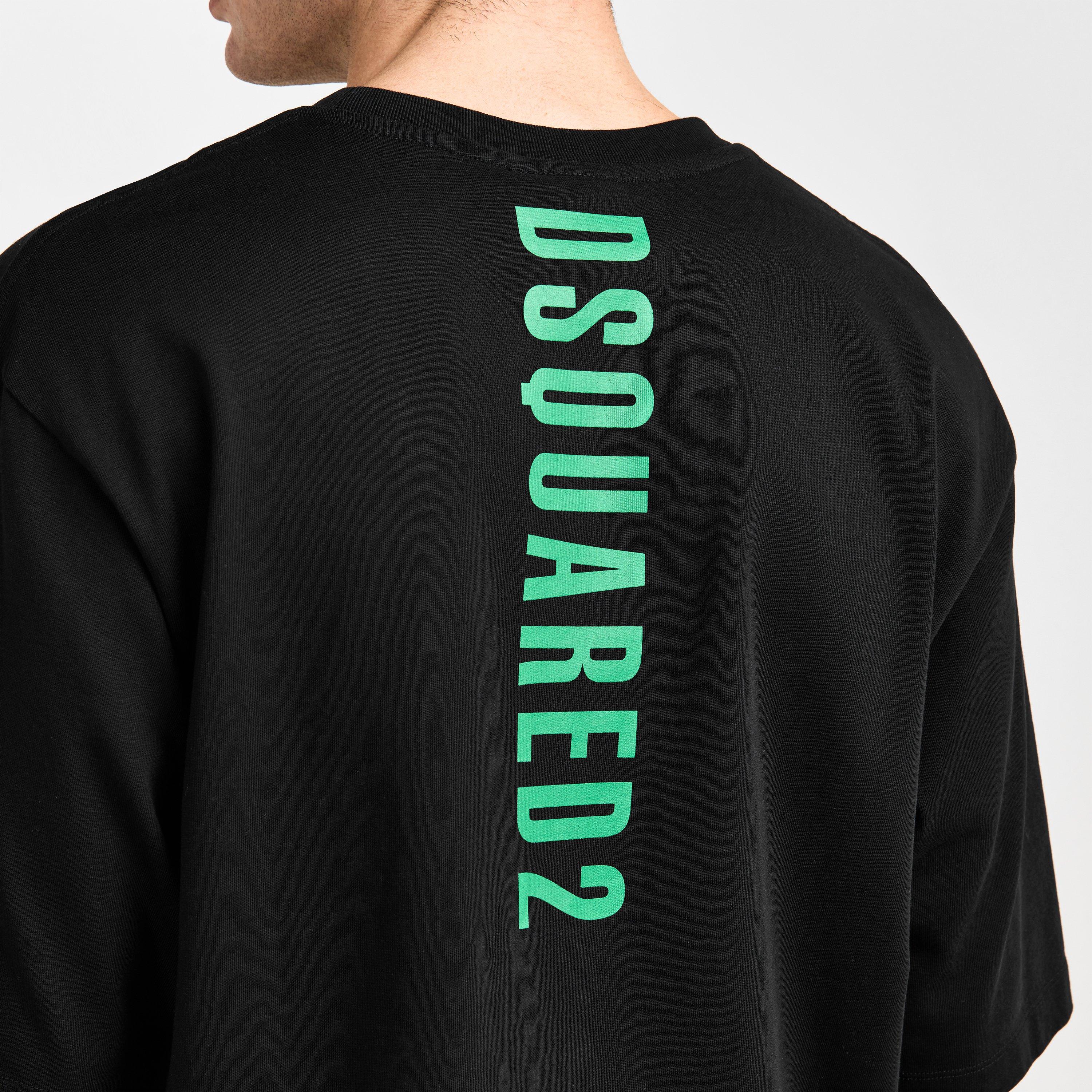 DSQ Bk Logo Oversized T-Shirt