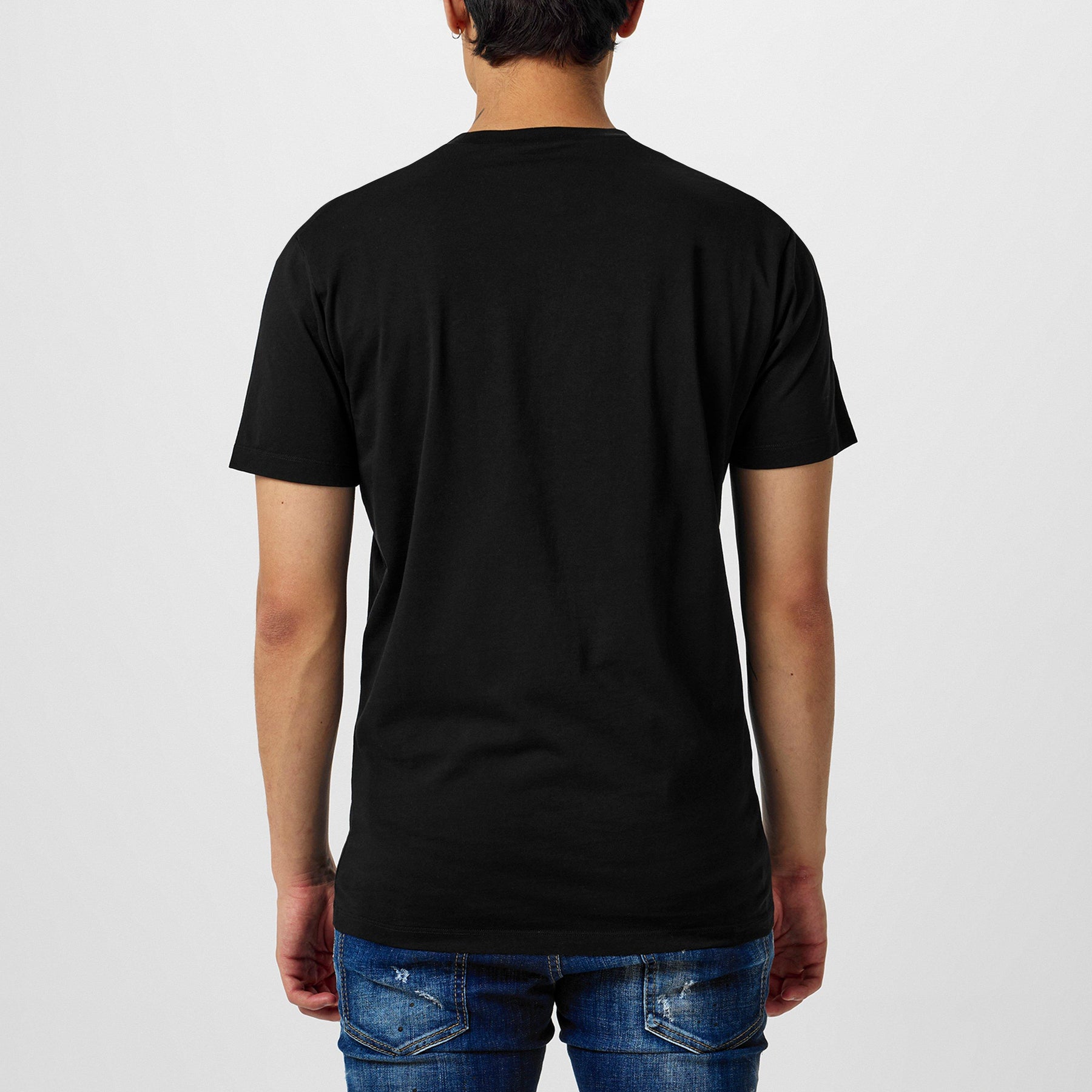 College Print Cotton T-Shirt