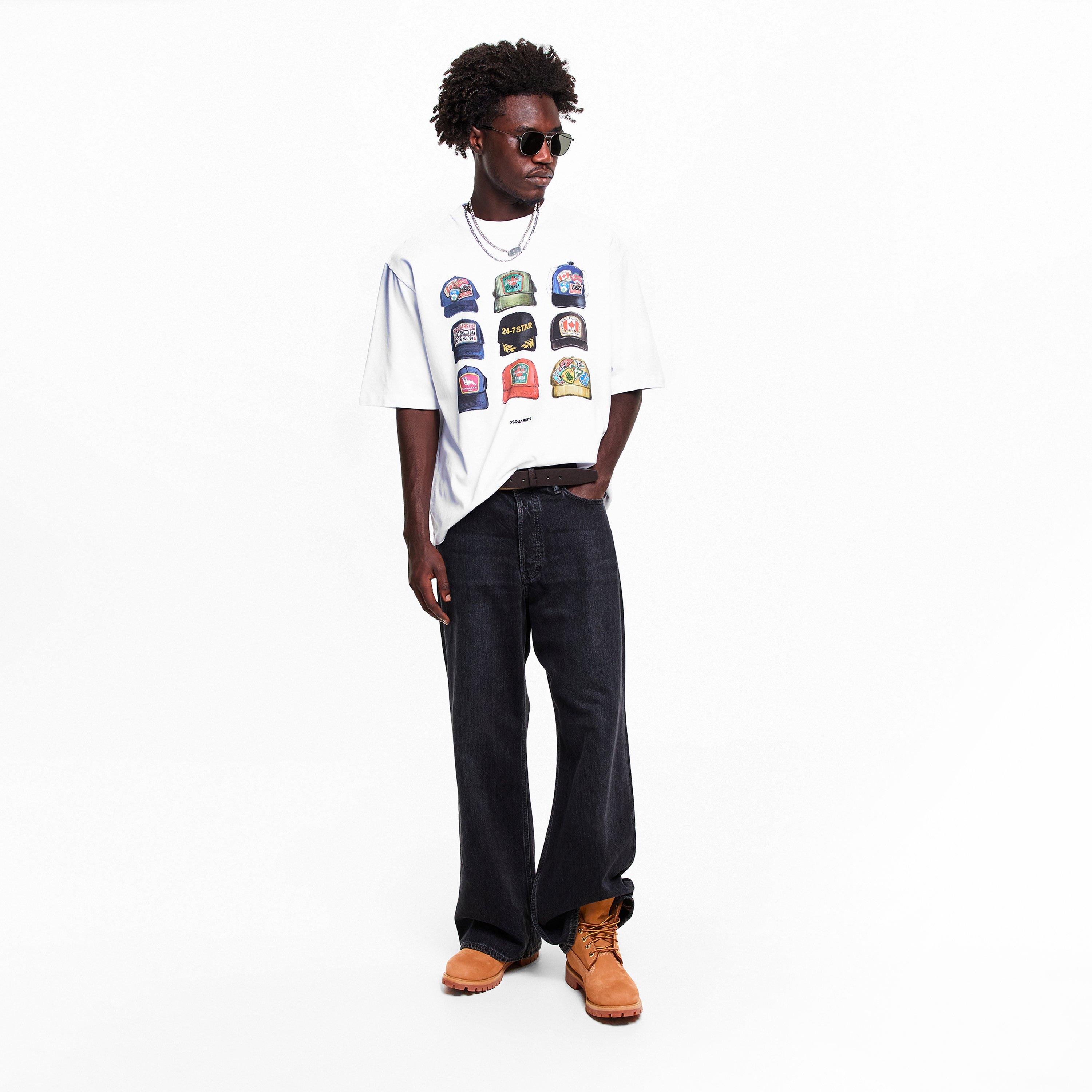 DSQ Cap Oversized T-Shirt