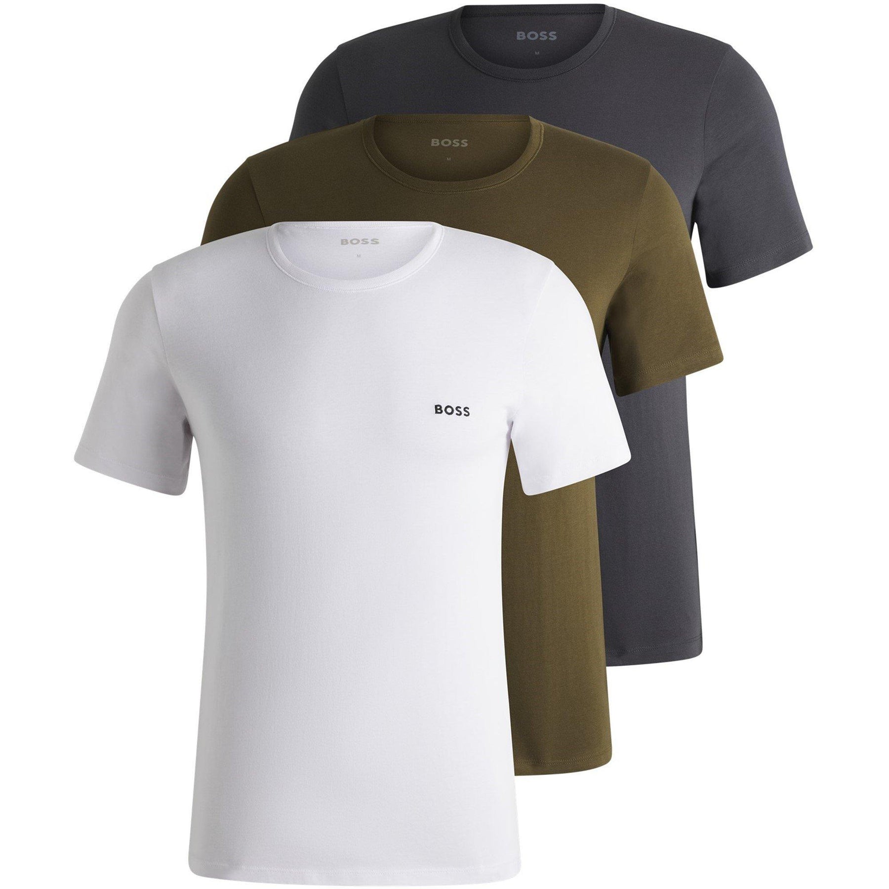 Men's Regular Fit Crew-neck T-Shirt 3-Pack