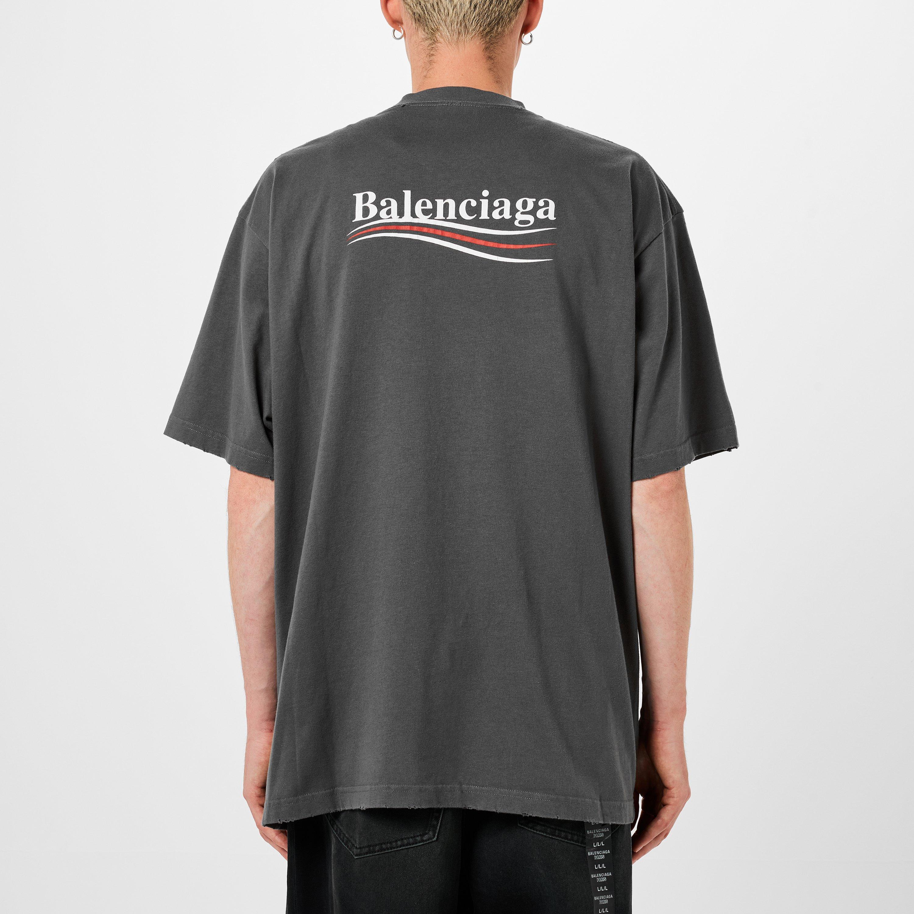 Oversized Embroidered Cotton-Jersey T-Shirt