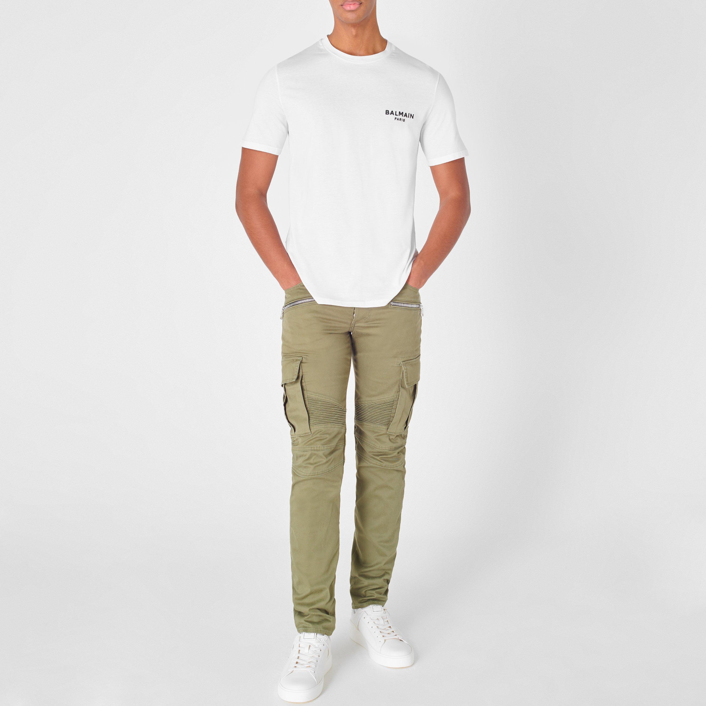 Cotton Chest Logo T-Shirt