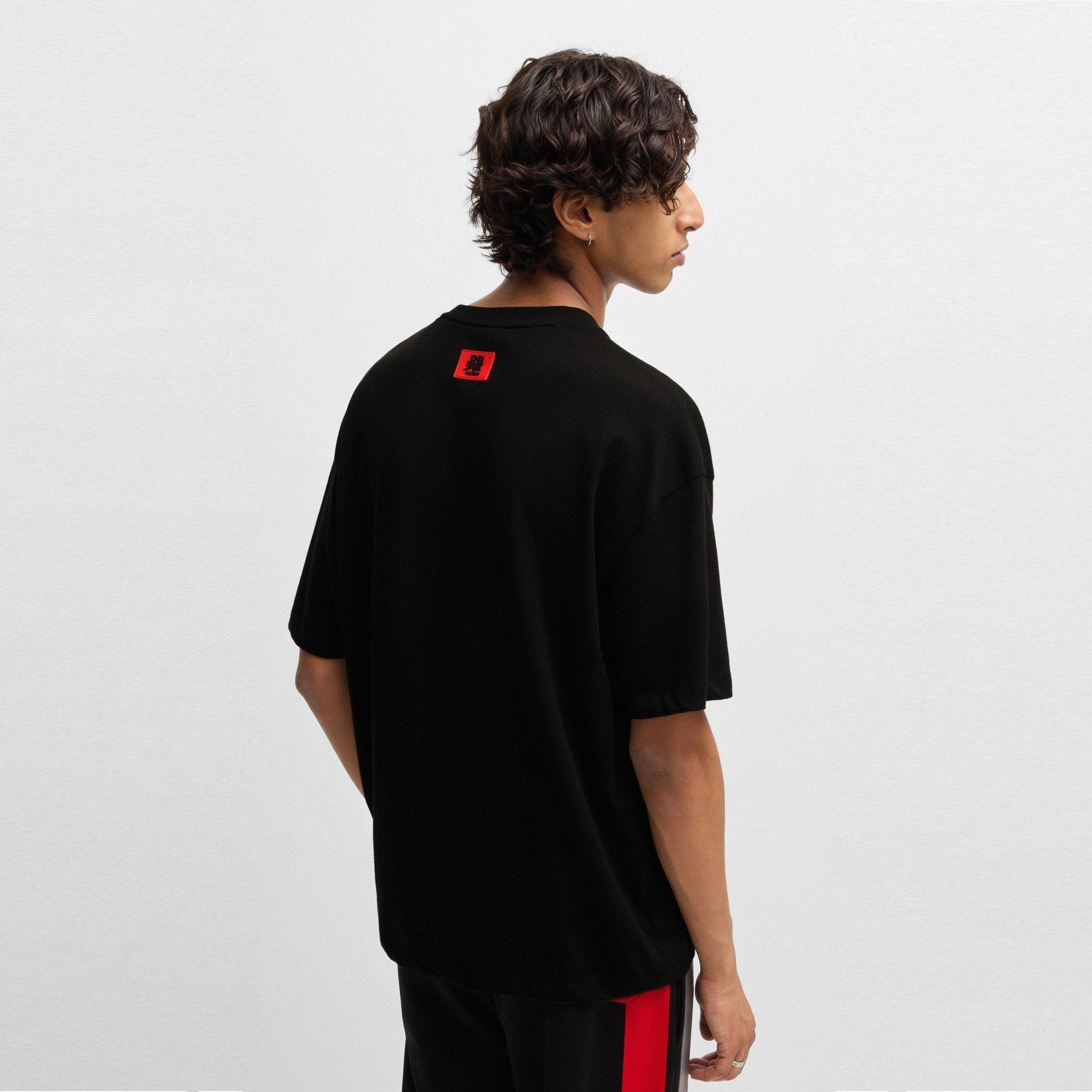 Oversized Fit Racing Print T-Shirt