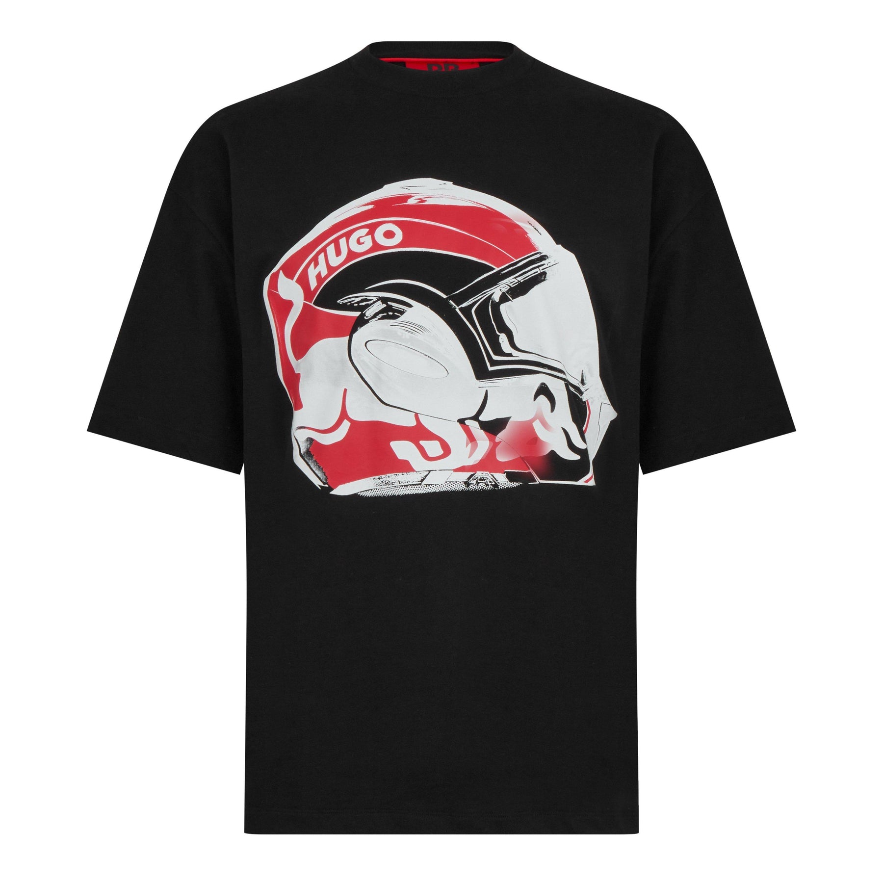 Oversized Fit Racing Print T-Shirt