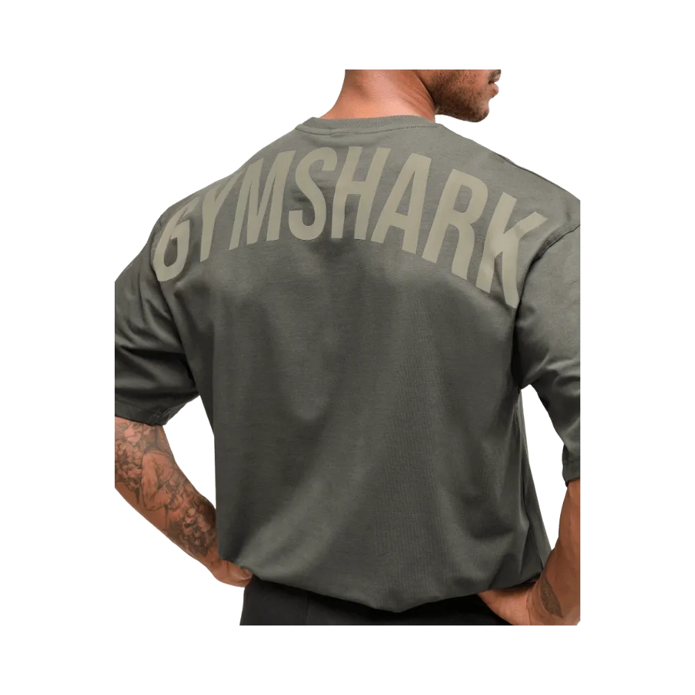 Gymshark Power T-Shirt Oversized Fit Strength Green
