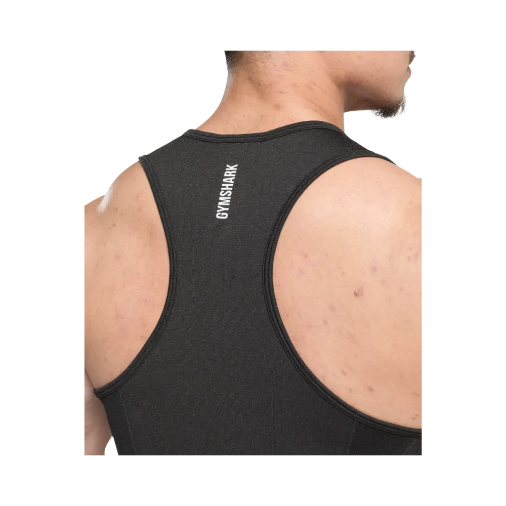 Gymshark Shadow Seamless Stringer Slim Fit Black