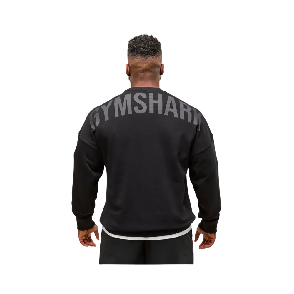 Gymshark Power Crew Oversized Fit Black