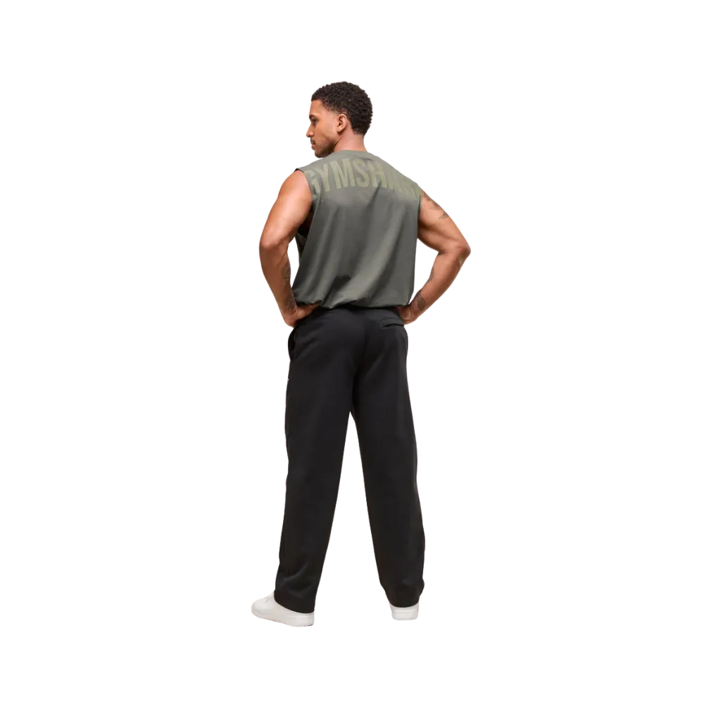 Gymshark Power Cut Off Tank Oversized Fit Strength Green
