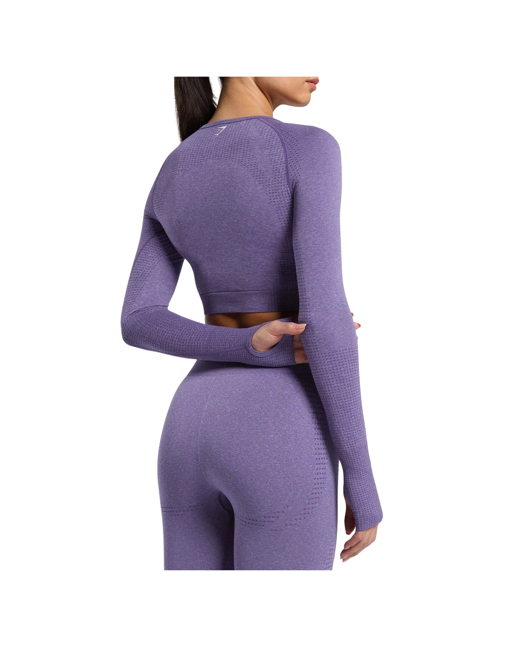 Gymshark Vital Crop Top Functional Purple Marl