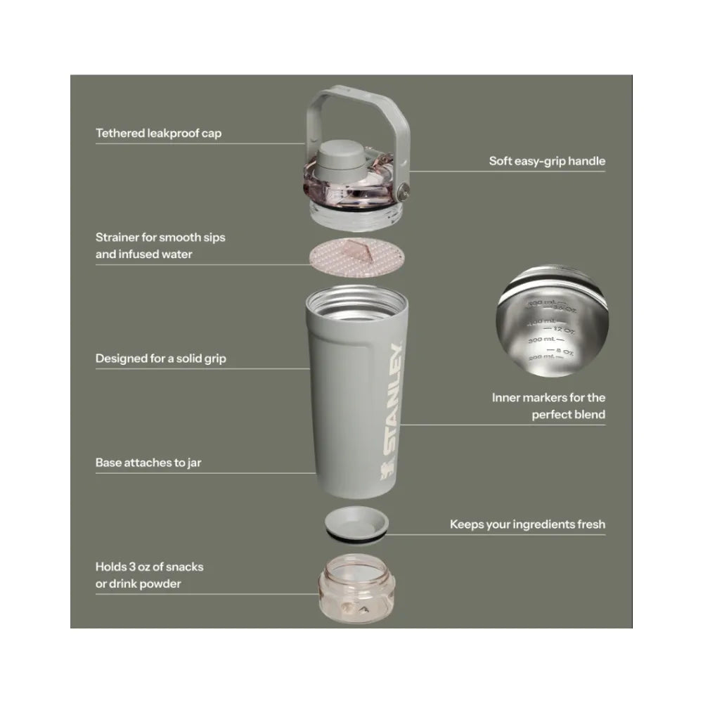 Stanley The Activate Shaker Bottle Sage Grey