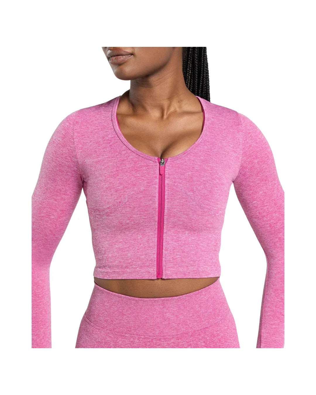 Gymshark Lift Seamless Zip Up Jacket Winning Pink