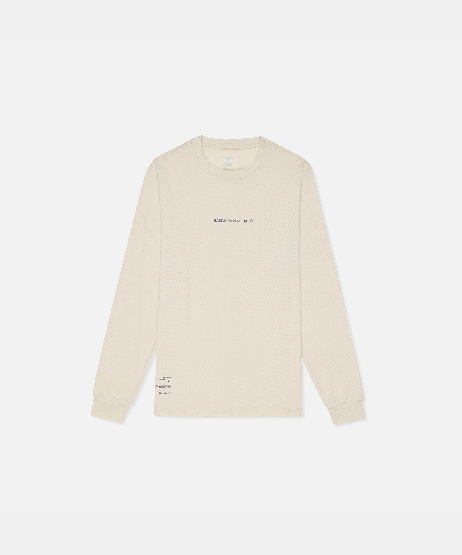 Micromesh™ Long Sleeve Performance Tee - Unisex, Champagne