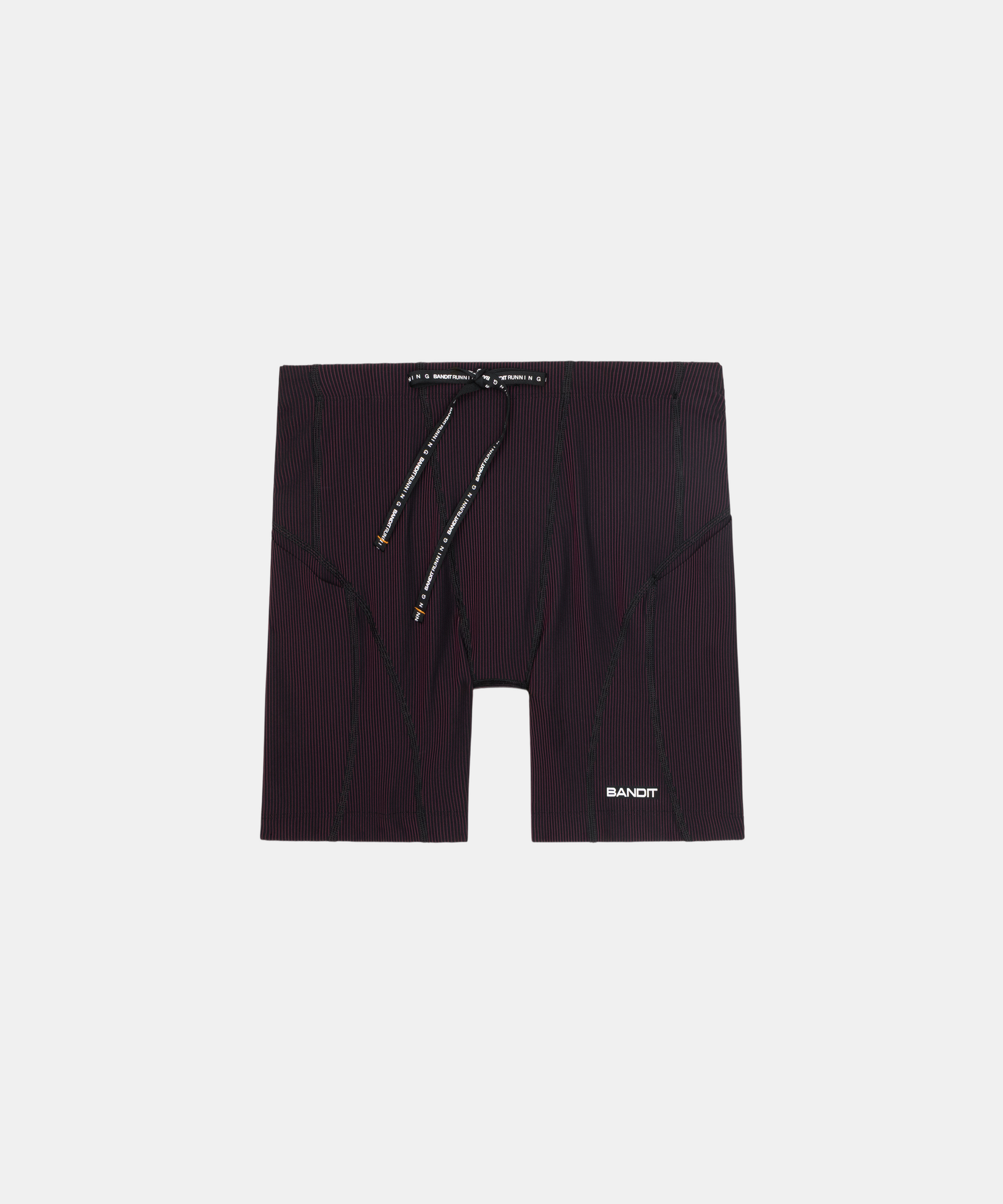 Striped Cadence™ 7 Pocket Quarter Tights - Black / Fig