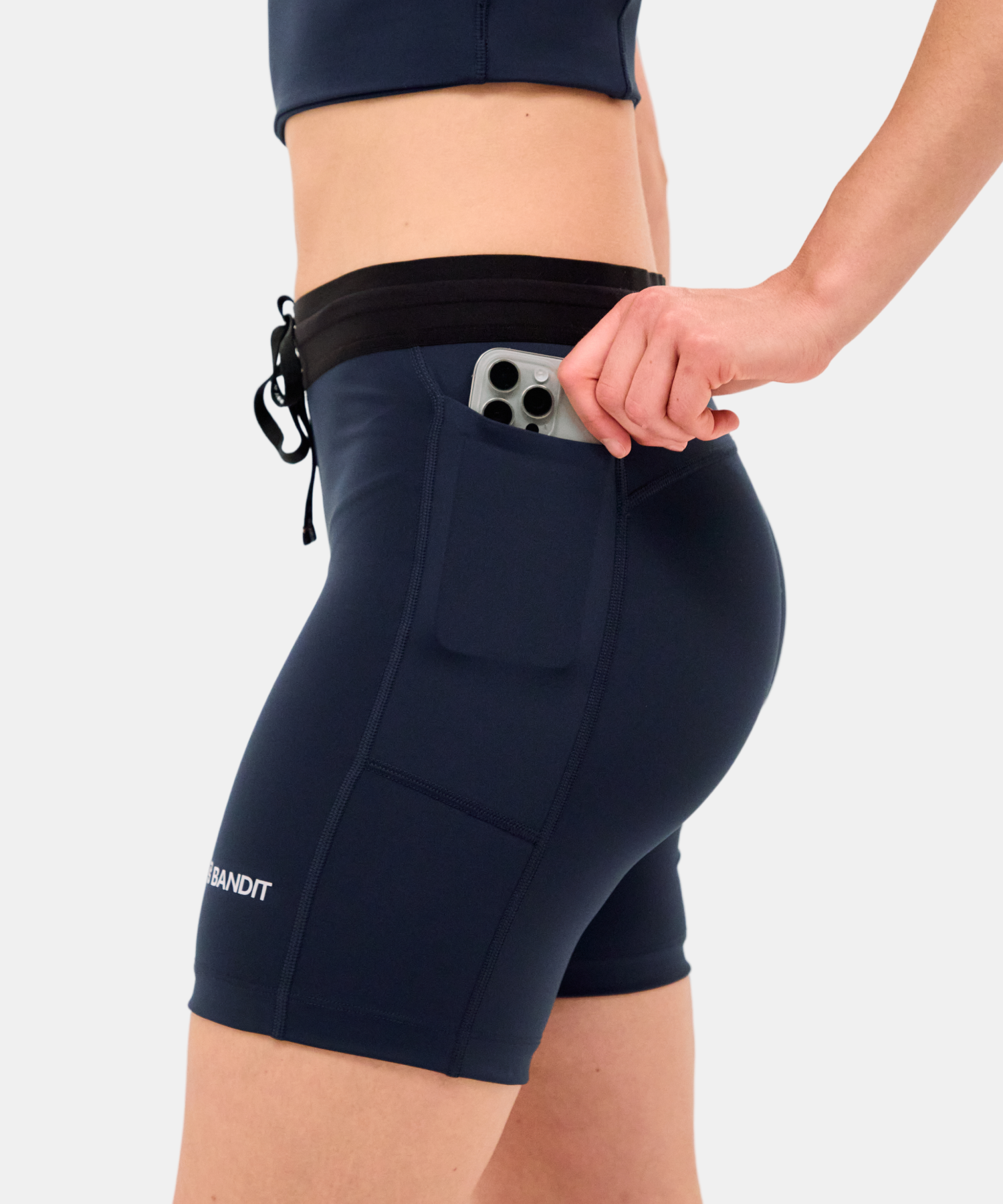 Stamina™ 7" Compression Shorts, Women's - NY Navy