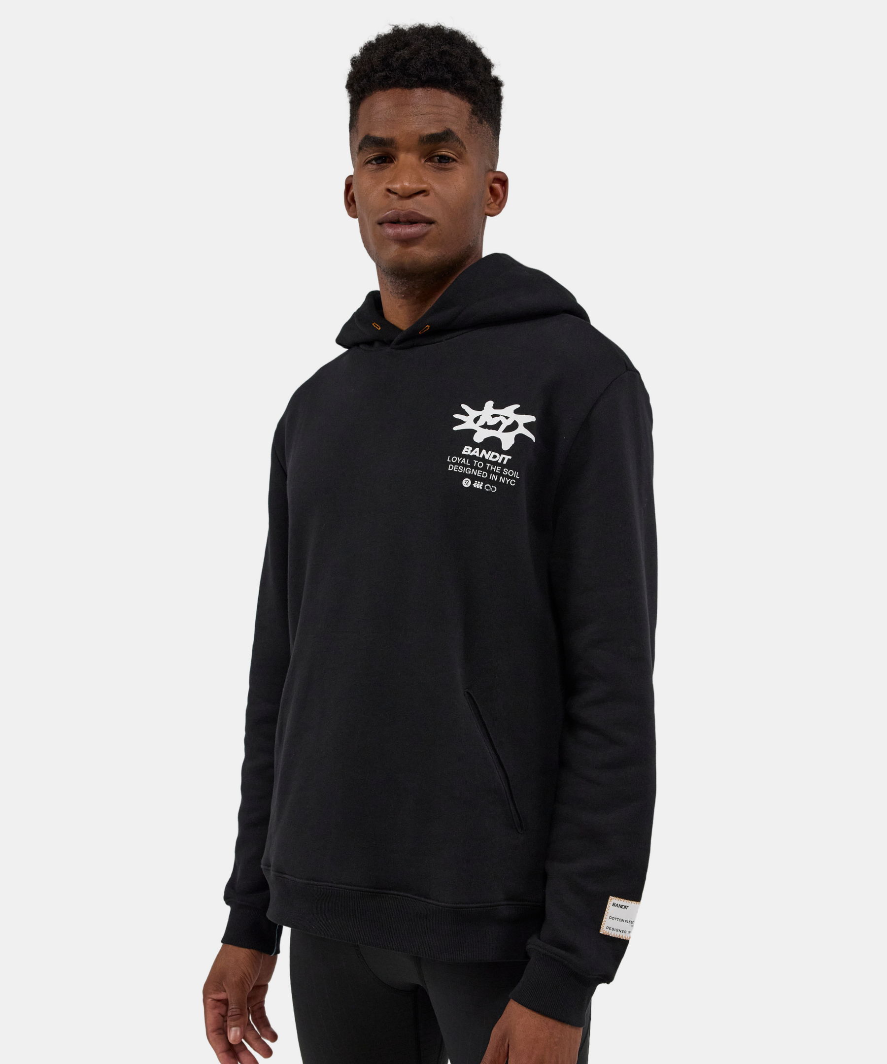 The Cotton Fleece "Loyal to the Soil" Hoodie, Unisex - Black