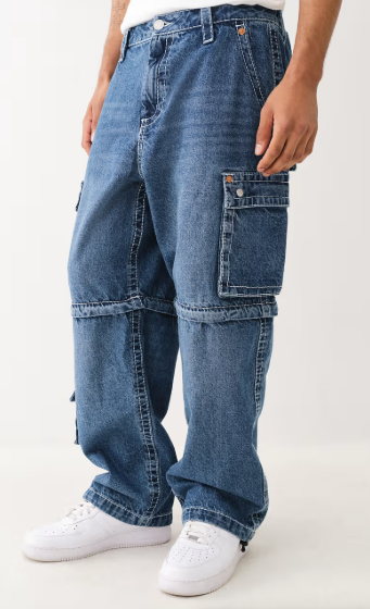 CONVERTIBLE BIG T ZIP CARGO JEAN