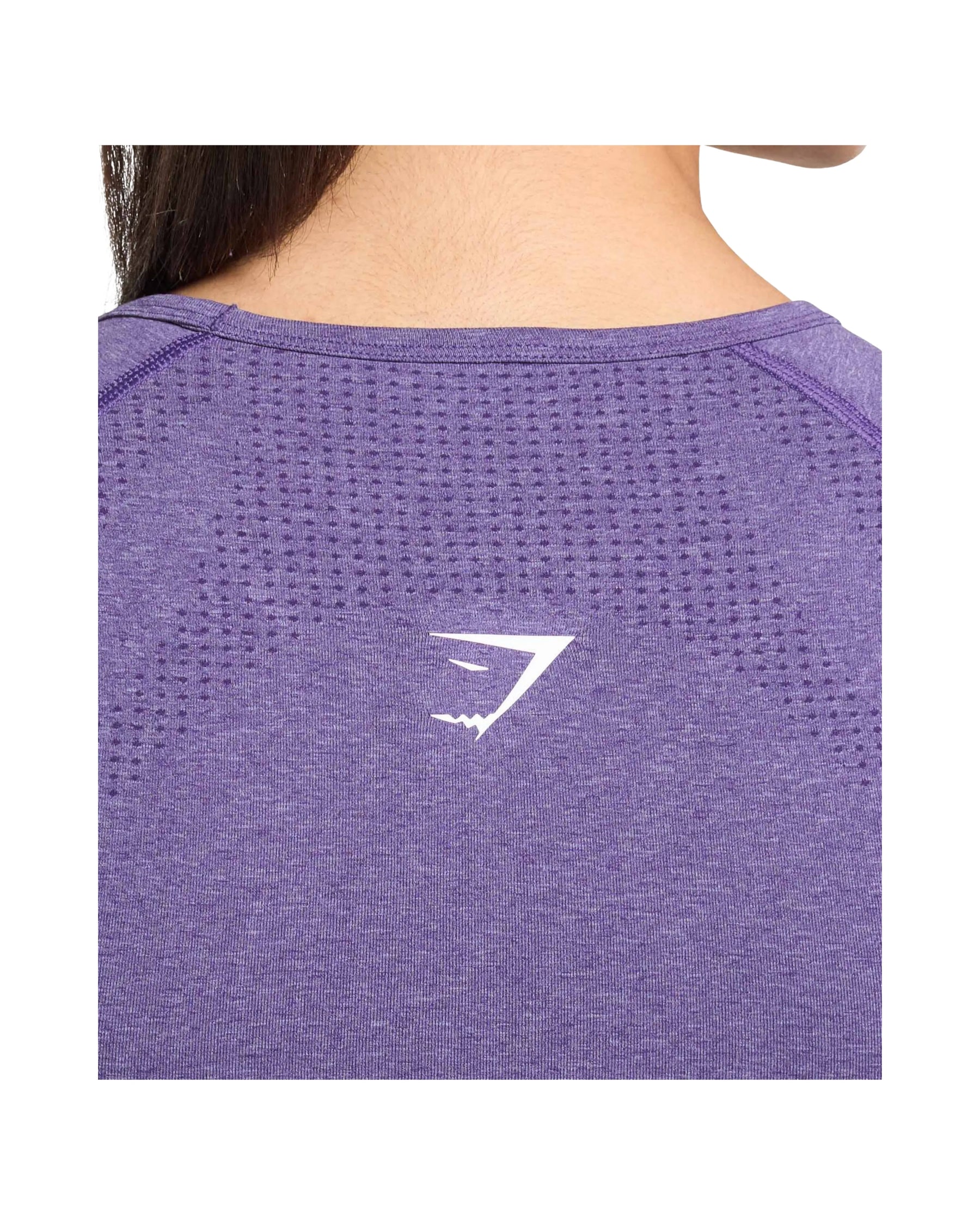 Gymshark Vital Scoop Neck Top Functional Purple Marl