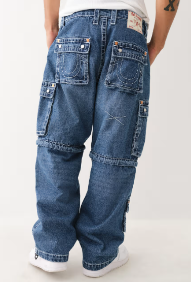 CONVERTIBLE BIG T ZIP CARGO JEAN
