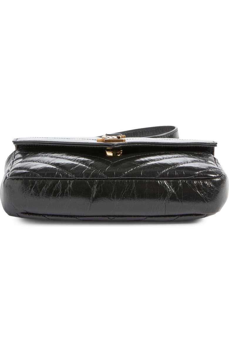 Mini College Matelassé Leather Crossbody Bag