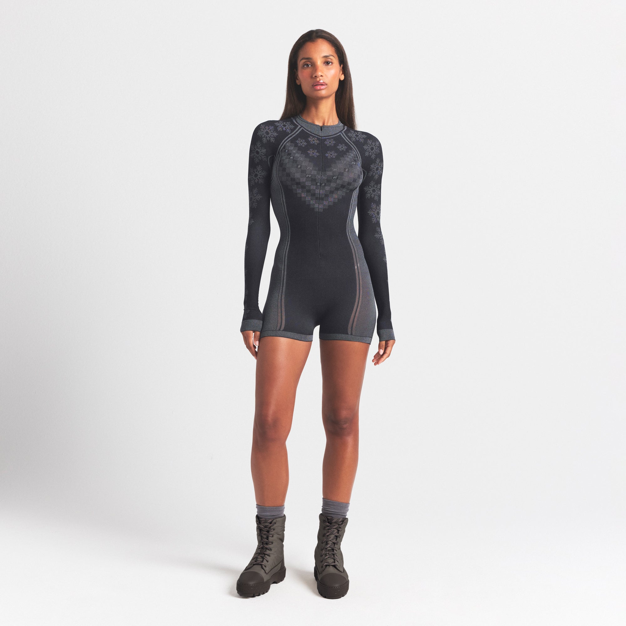 Skims First Layers Half Zip Onesie
