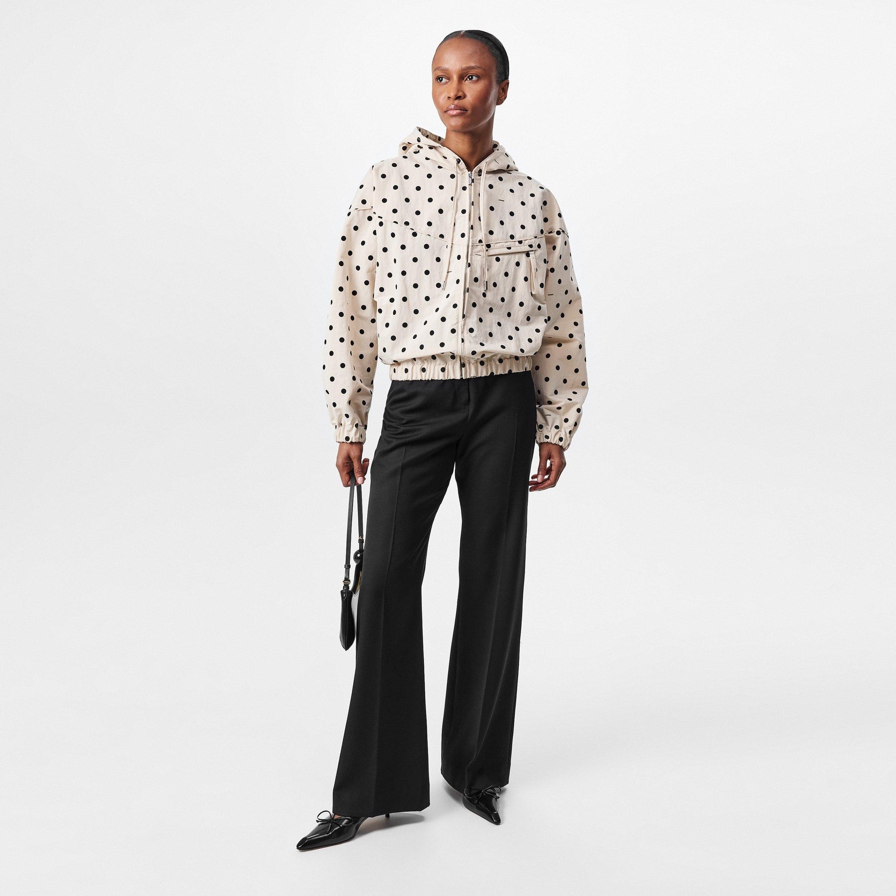 Polka Blouson Windbreaker