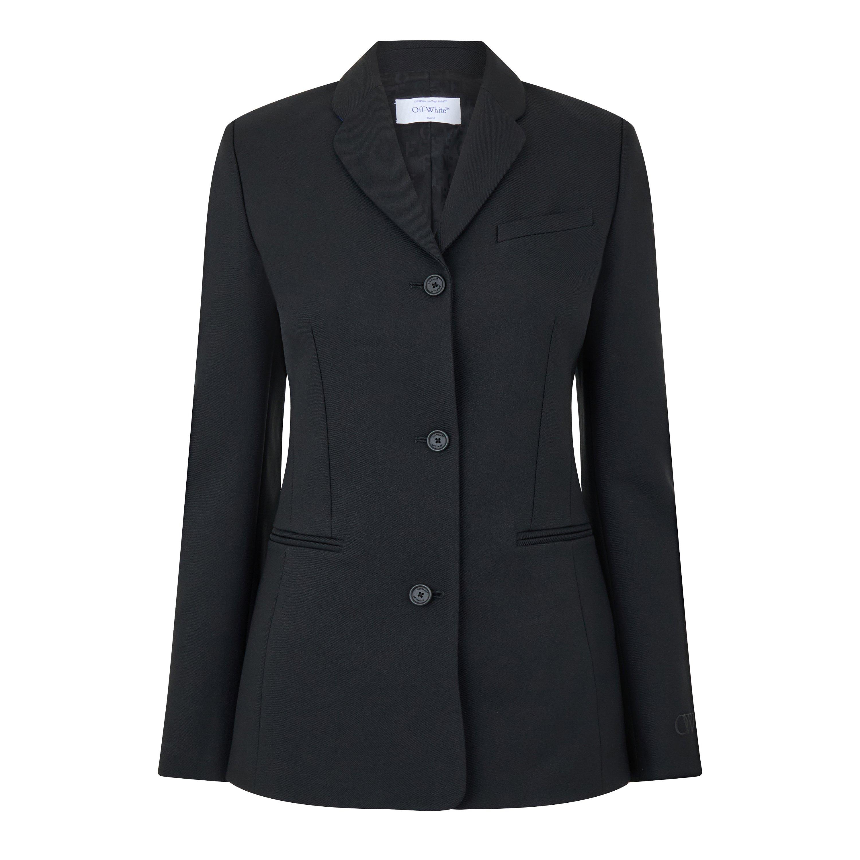 Darted Twill Long Sleeve Tailored Fit Blazer