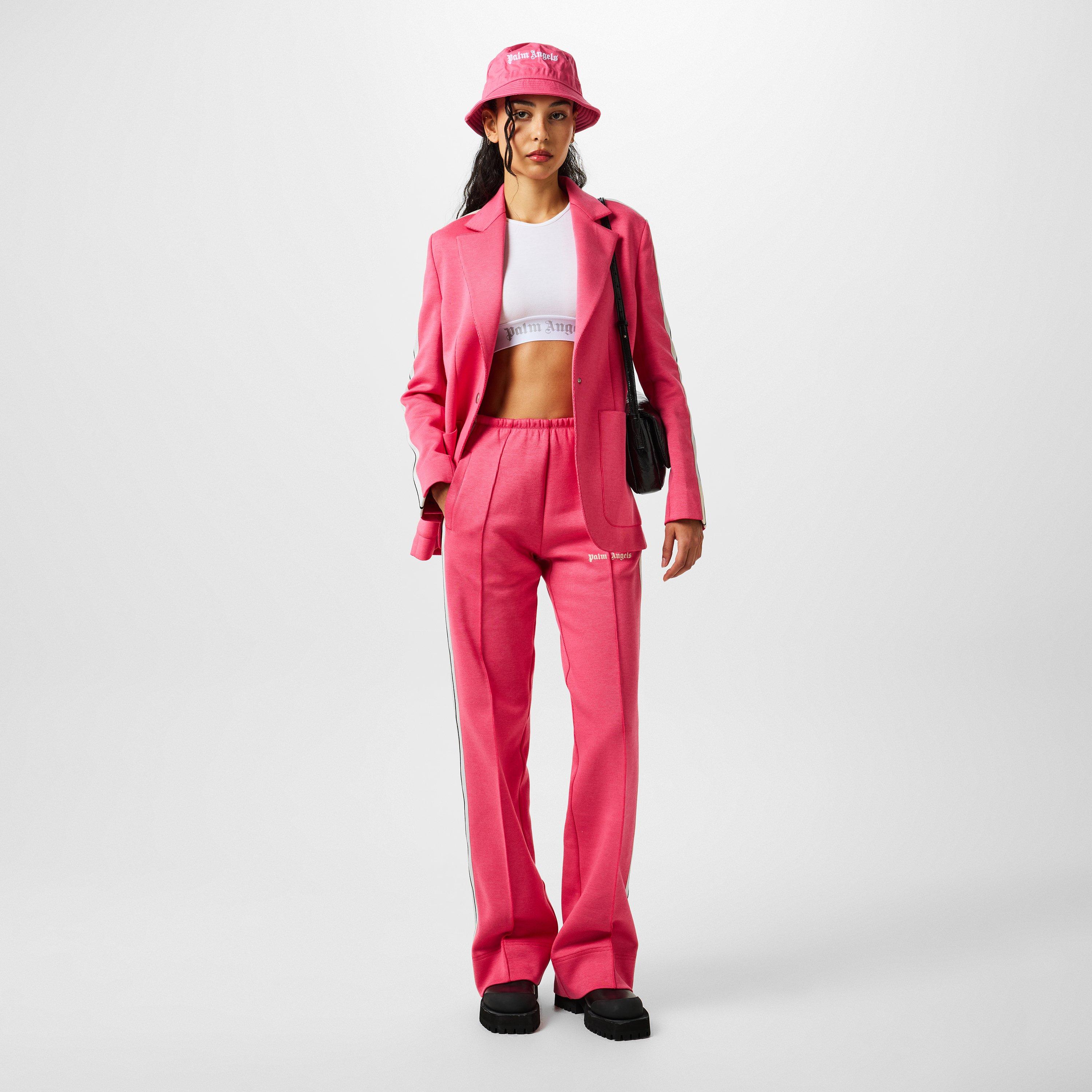 Track Button Long Sleeve Blazer