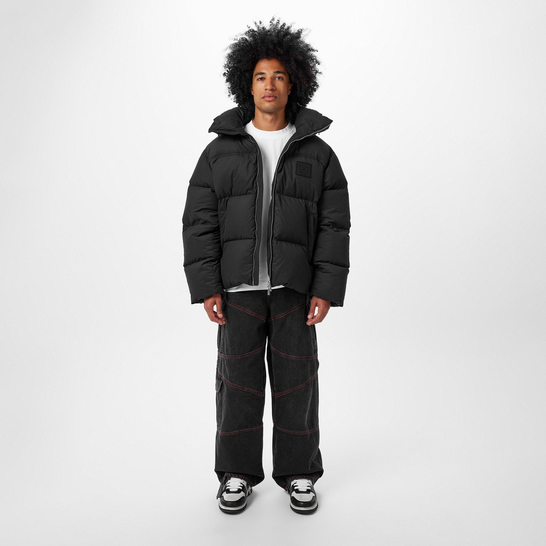 Patch Puffer Jacket