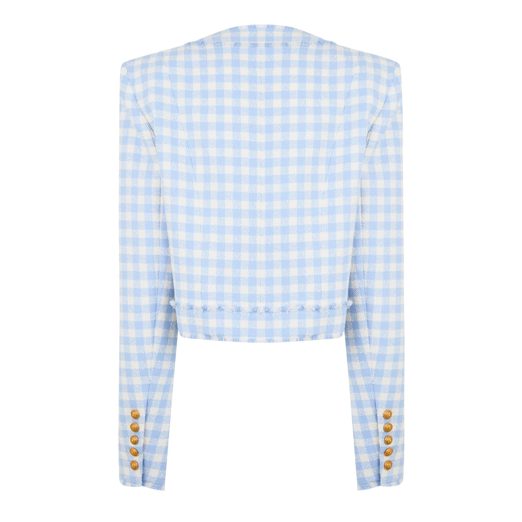 Gingham Tweed Jacket