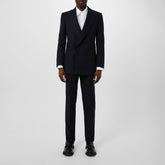 Neat Shoulder Double-Breasted Jacket.