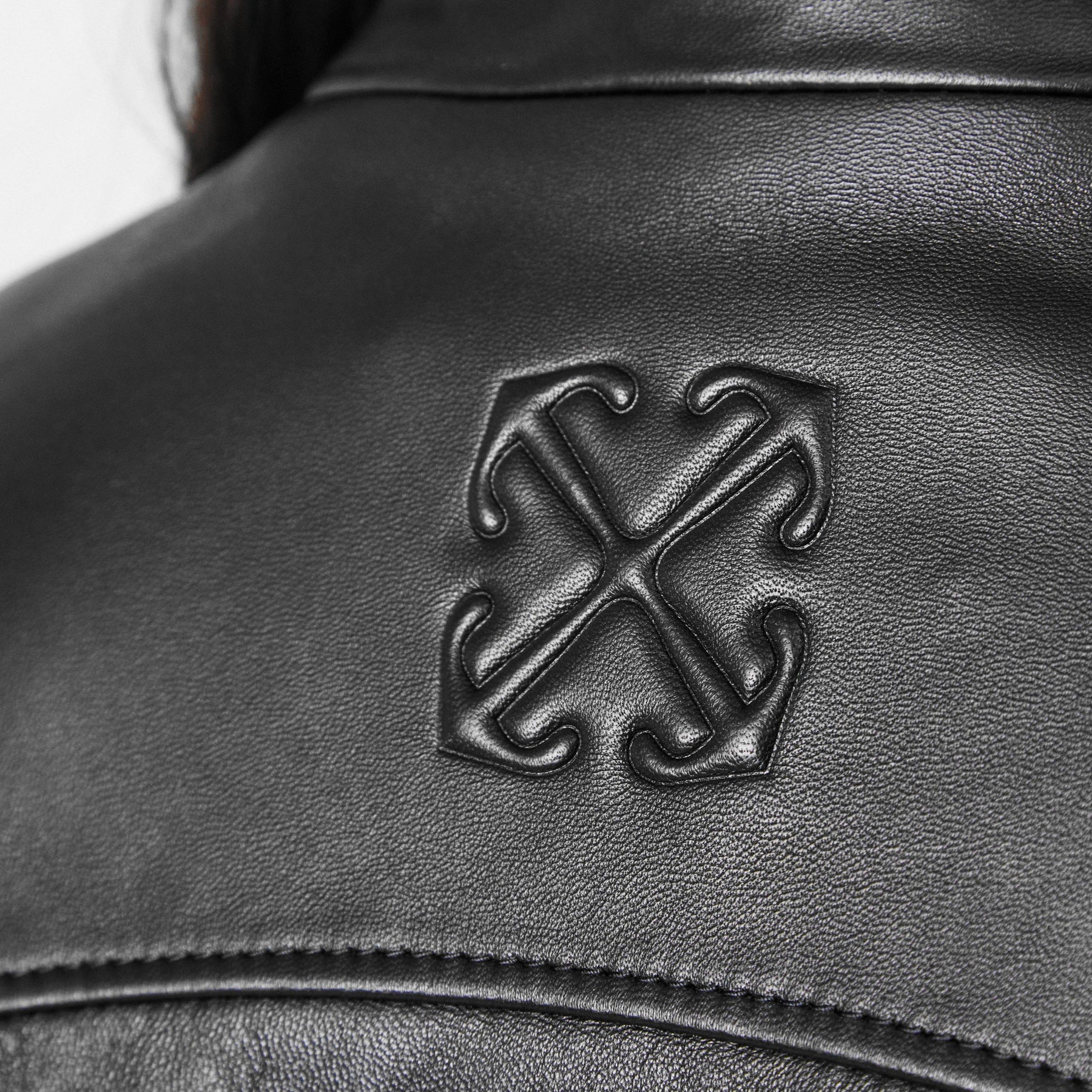 Cargo Belted Leather Jacket