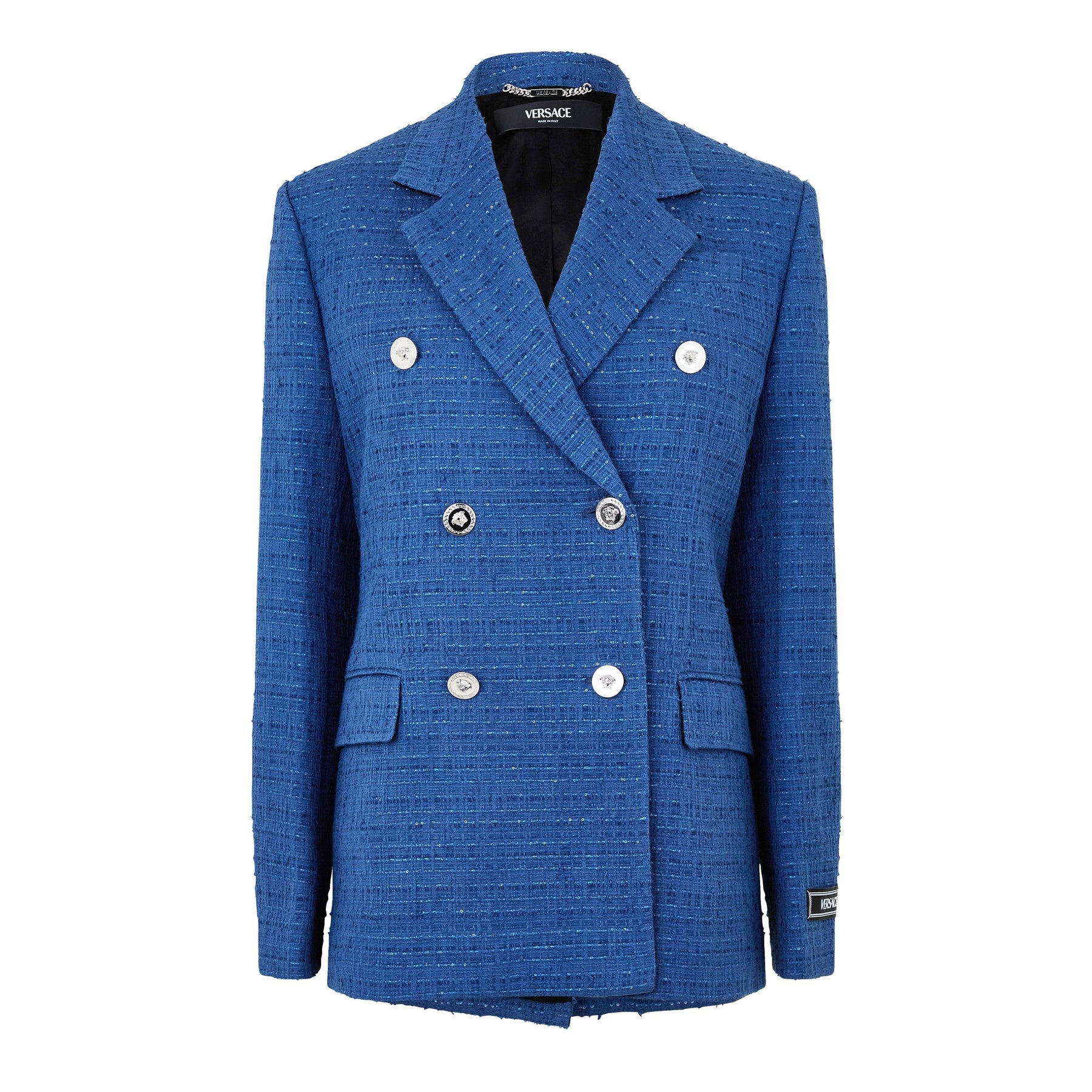 Bouclé Tweed Slim Blazer