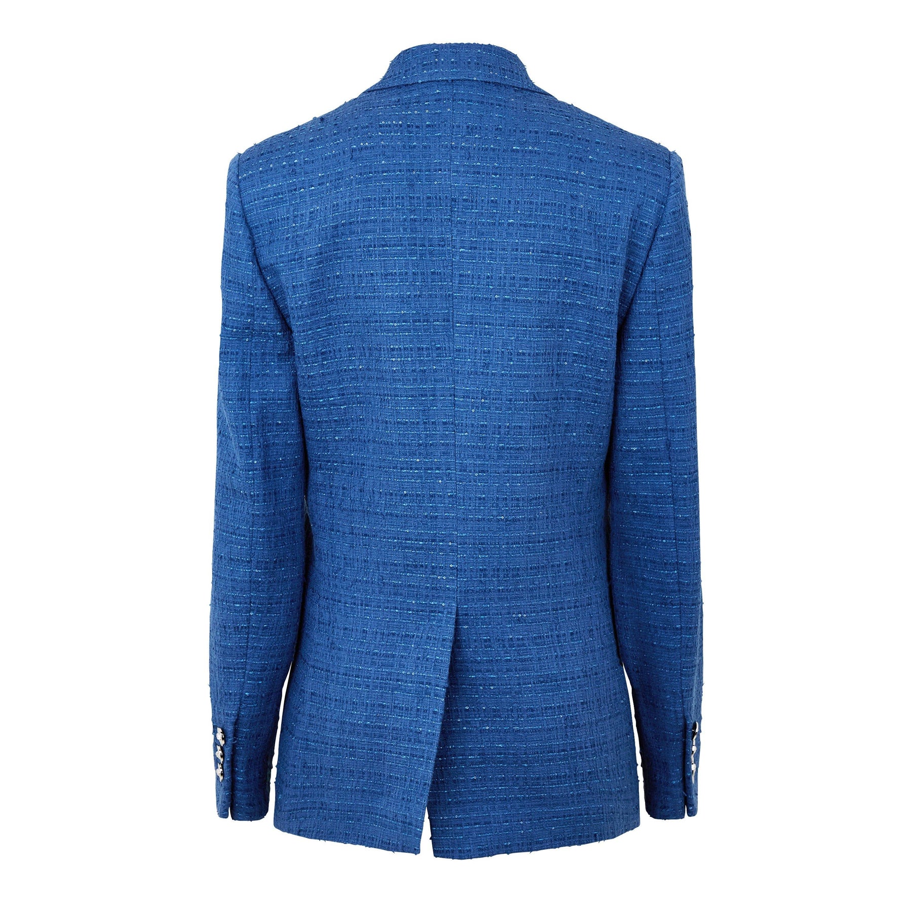 Bouclé Tweed Slim Blazer