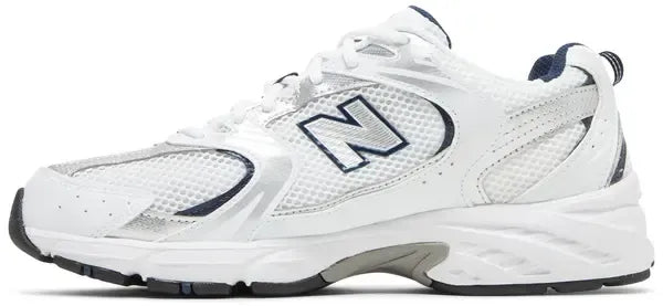 New Balance 530 White Silver Navy