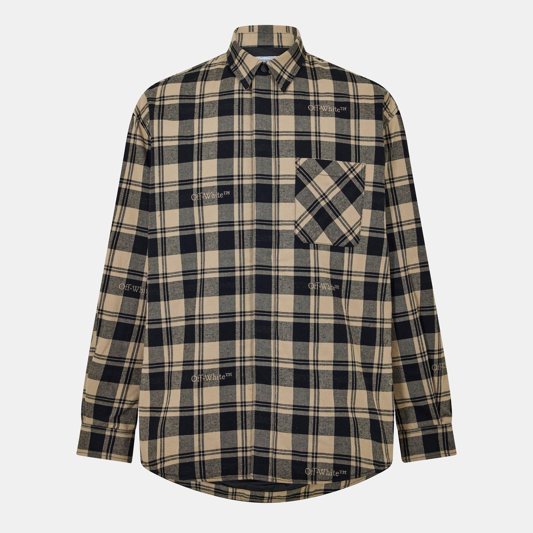 Off Check Overshirt Sn99