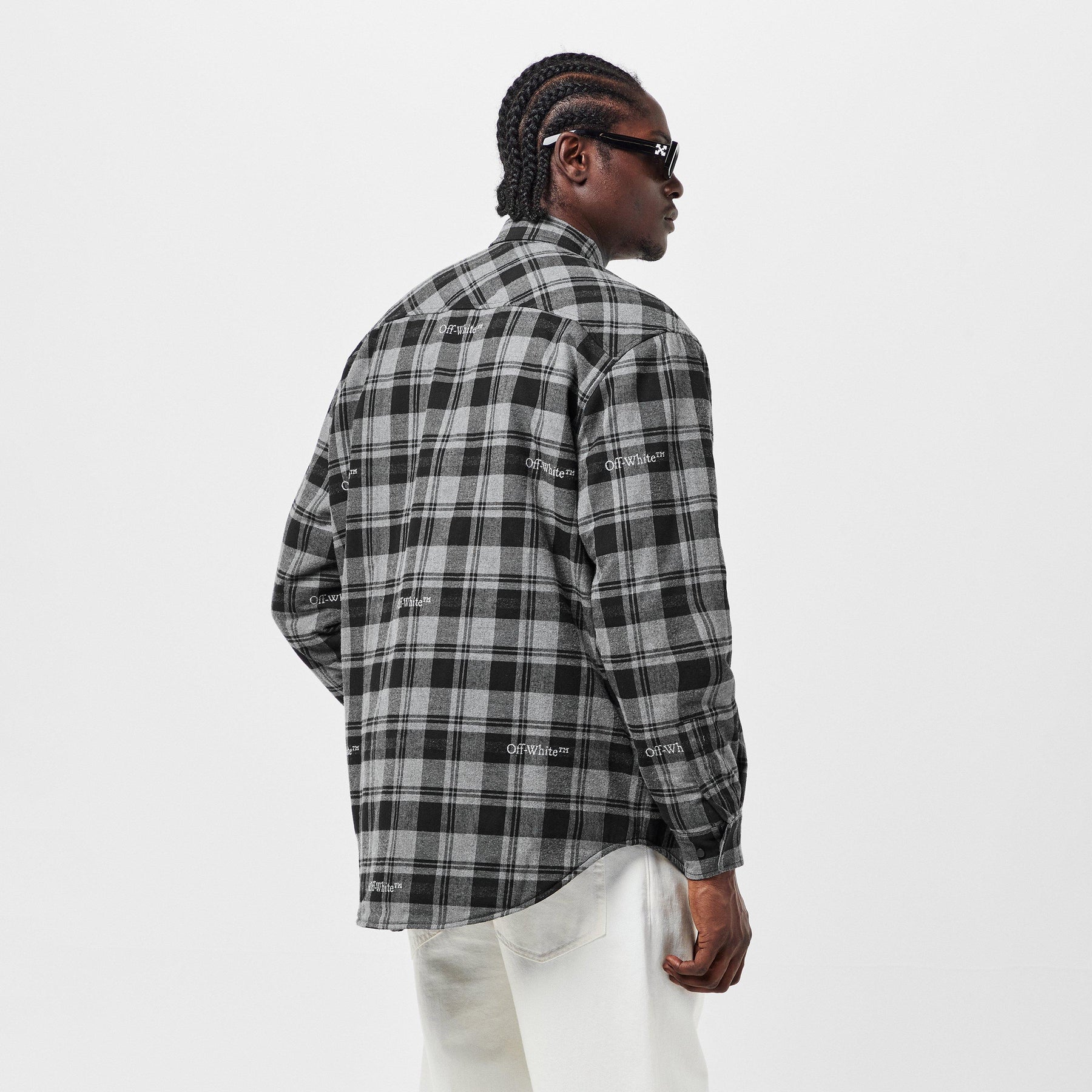 Off Check Overshirt Sn99