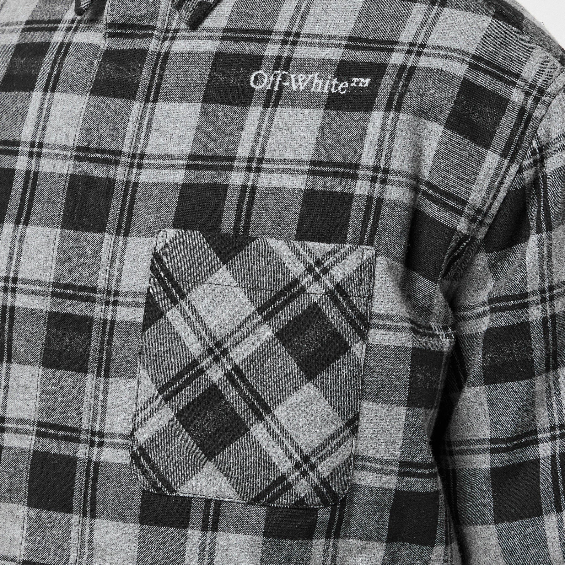 Off Check Overshirt Sn99