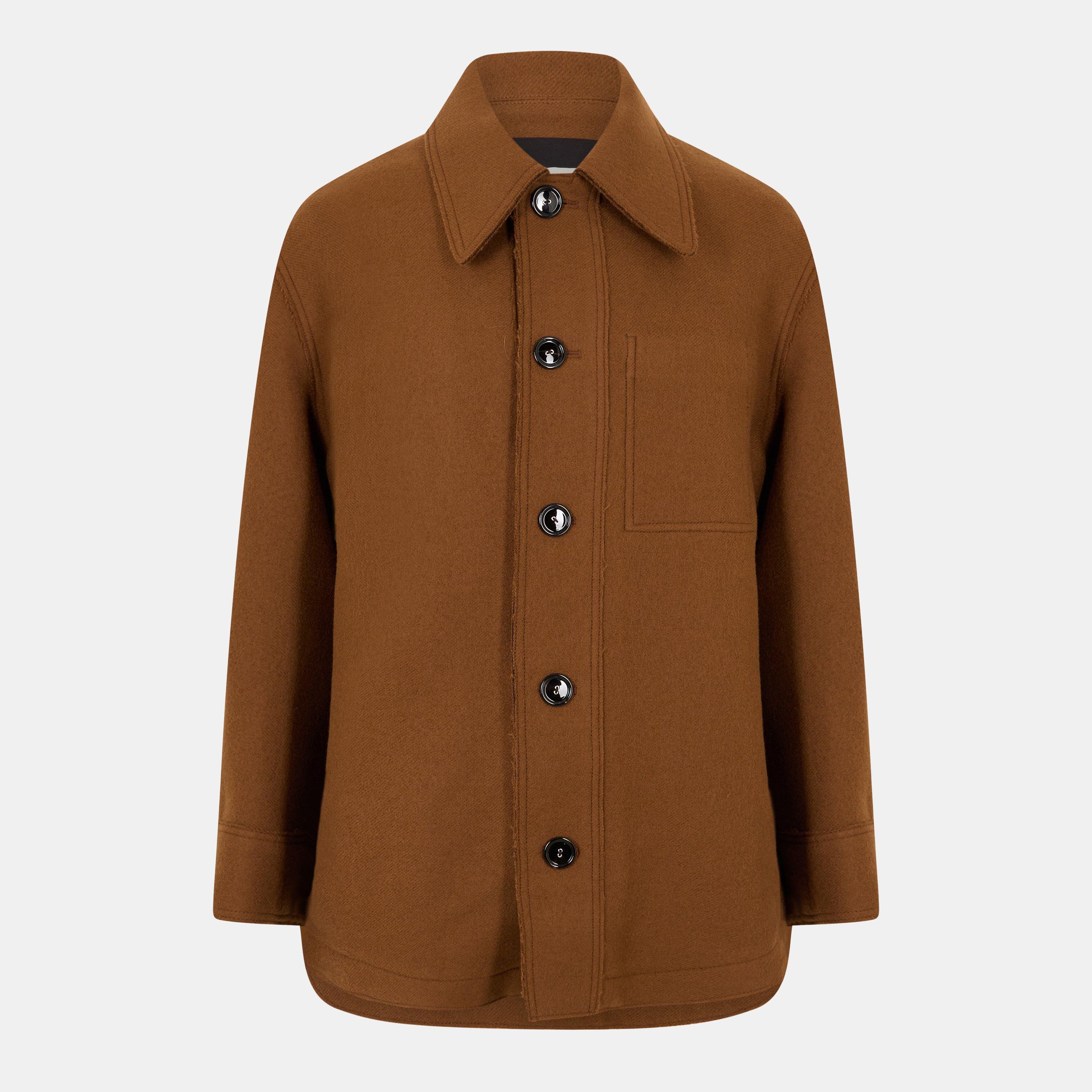 Wool Structured Overshirt