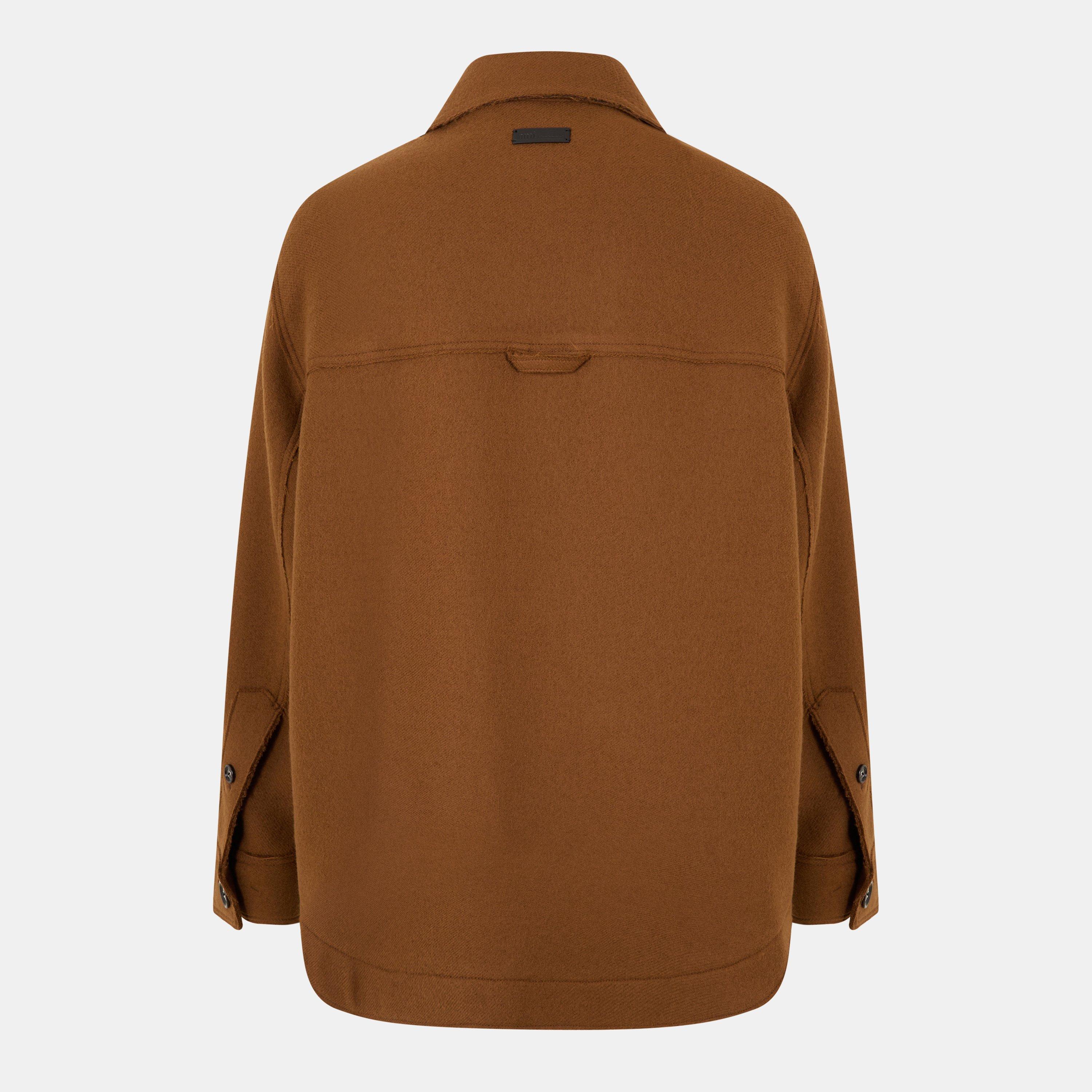 Wool Structured Overshirt