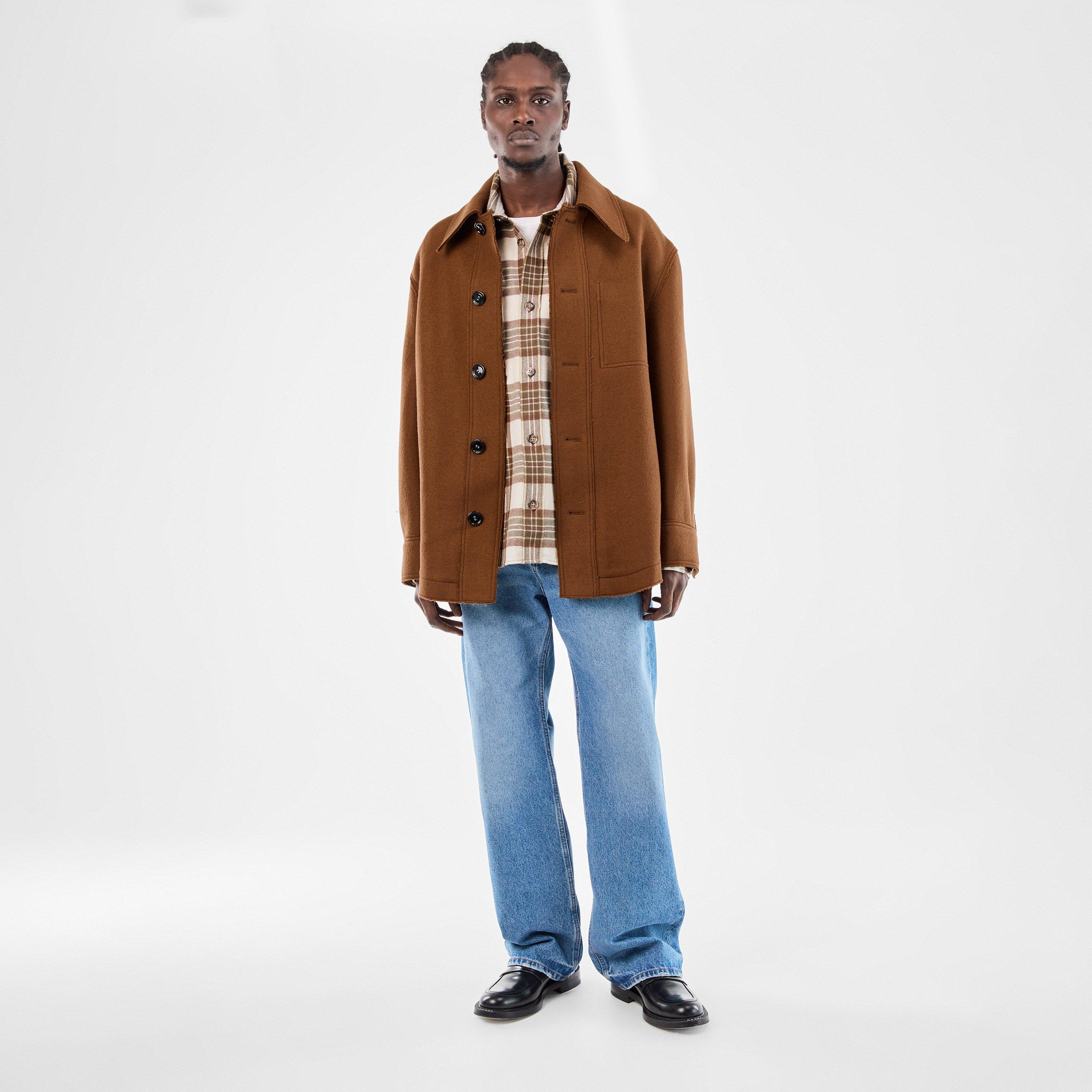 Wool Structured Overshirt