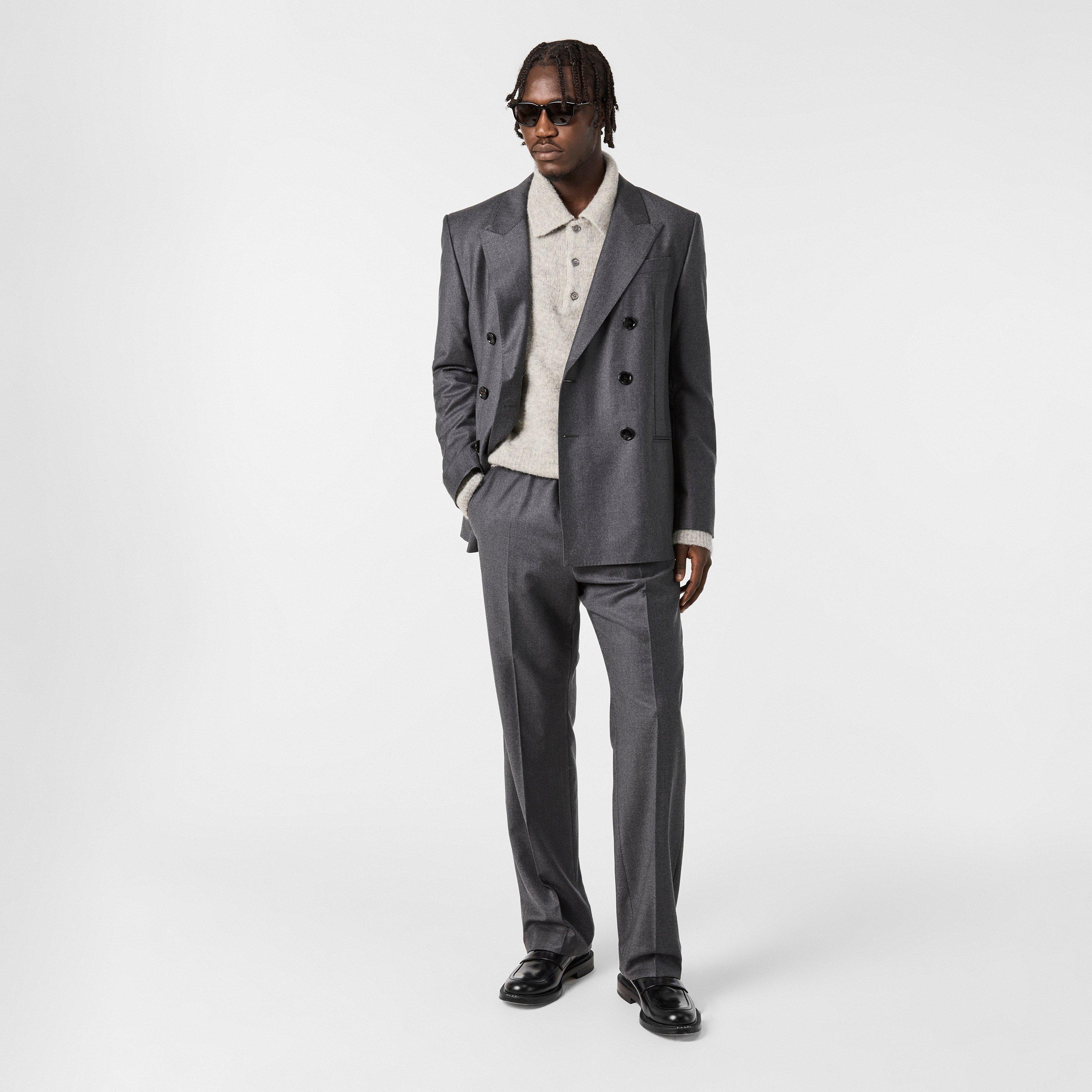 Button Tailored Fit Blazer