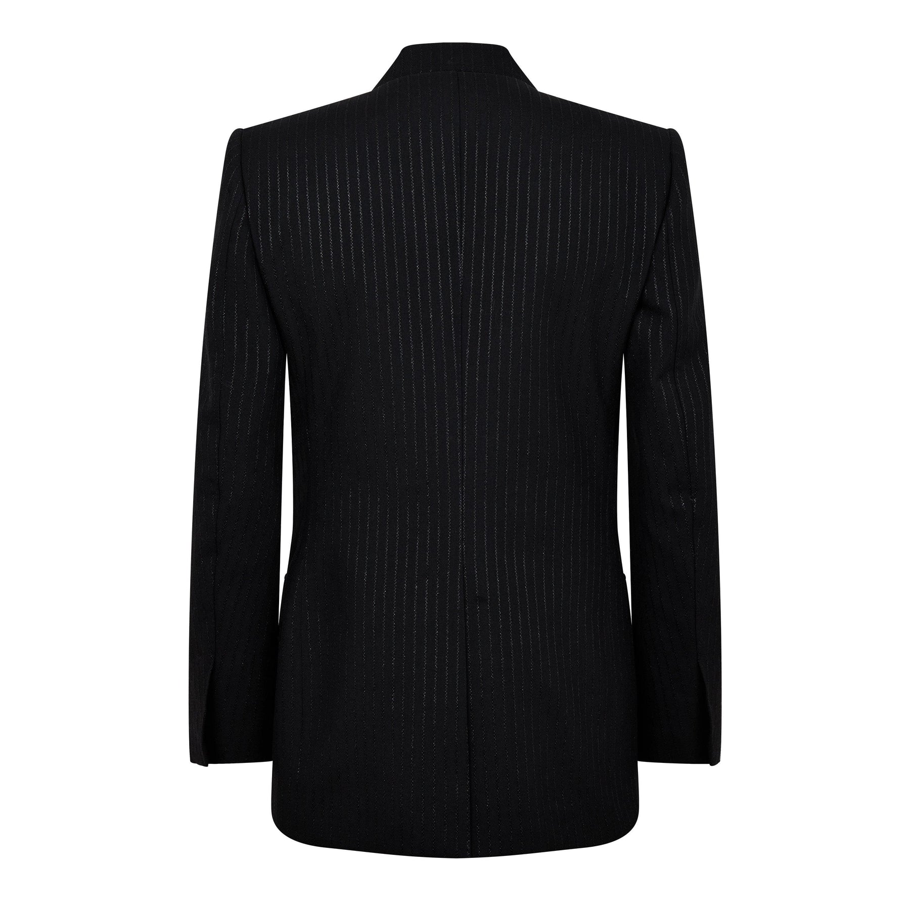Slim-Fit Double-Breasted Wool And Silk-Blend Suit Jacket Mens