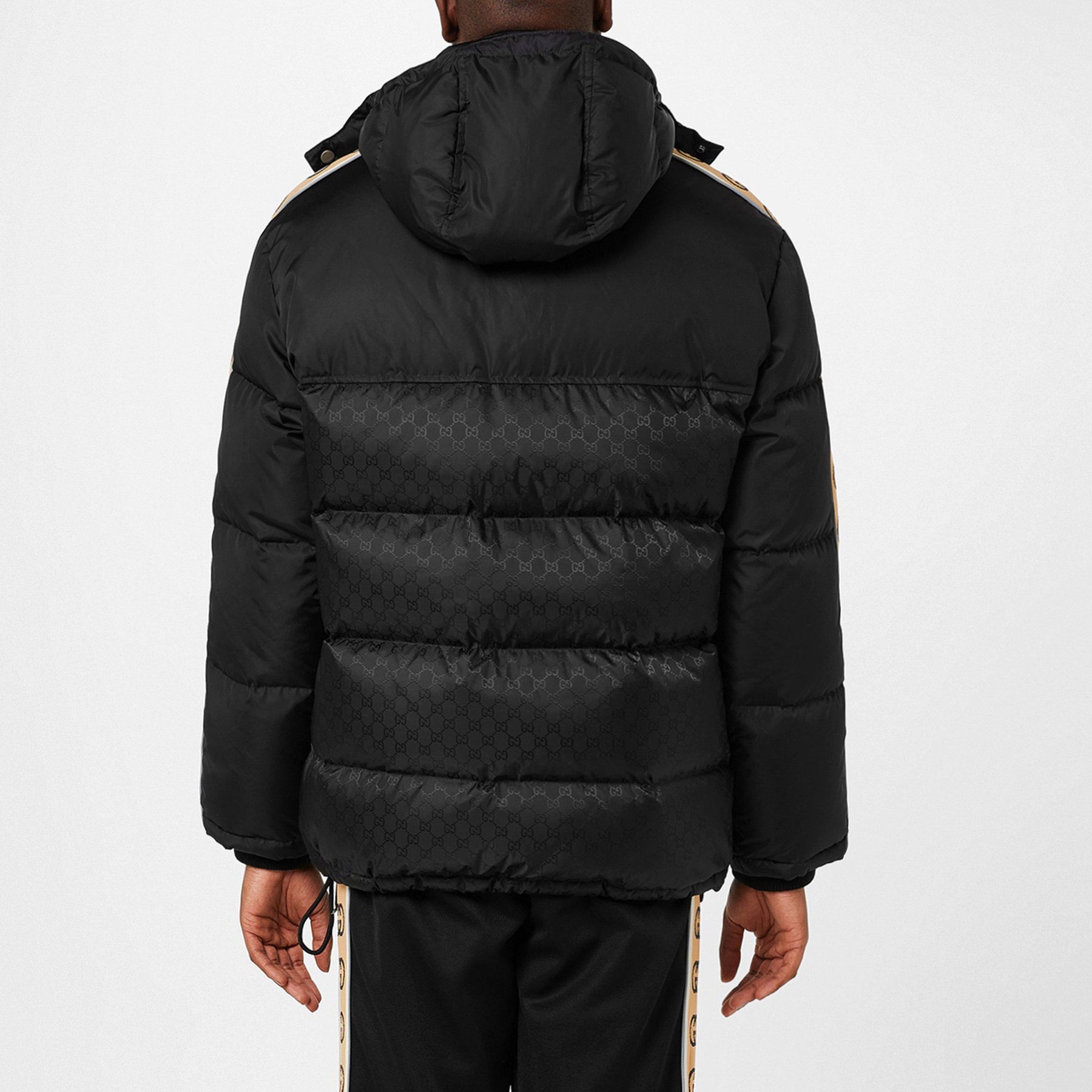 GG Jacquard Nylon Padded Coat