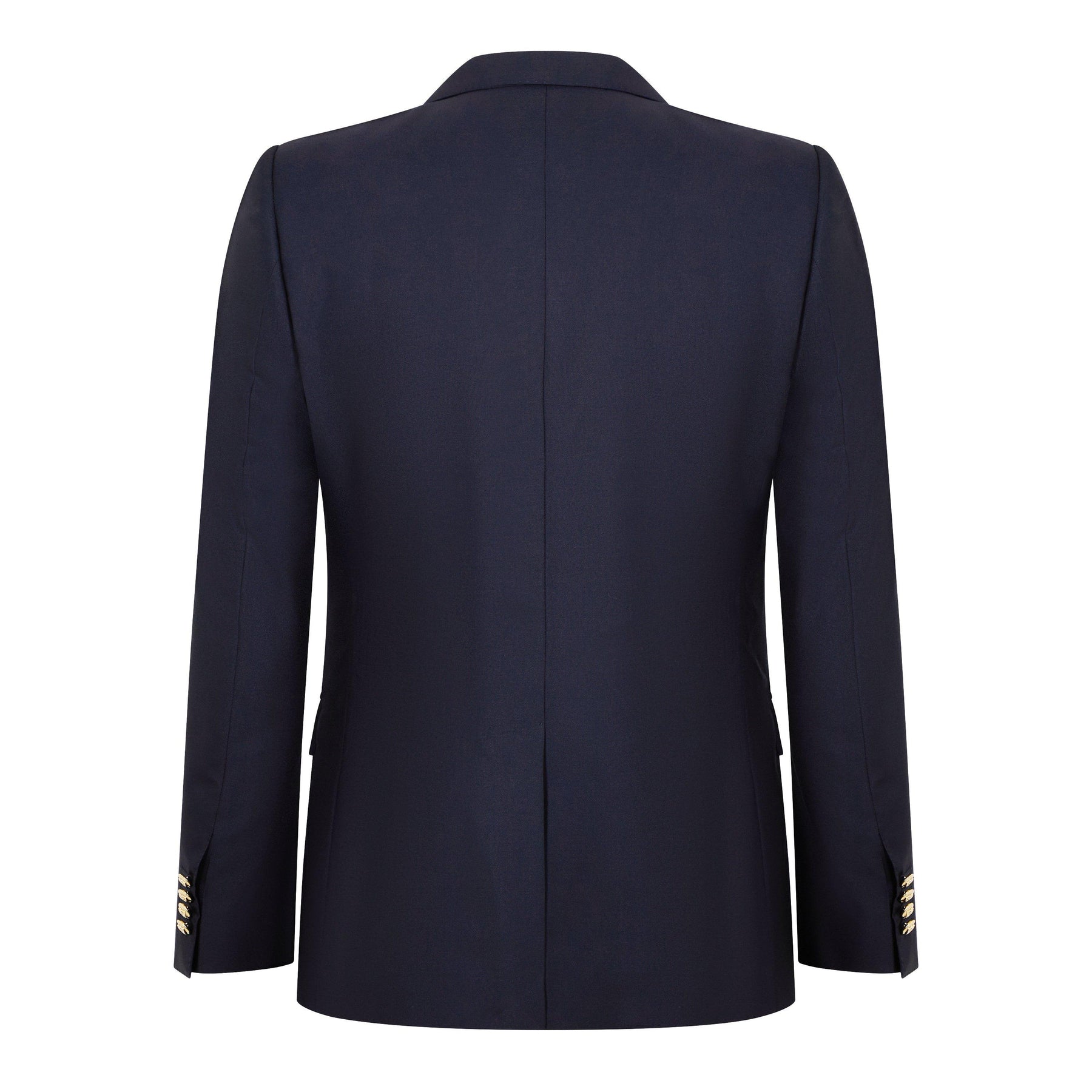 Crest Appliqué Single-Breasted Blazer
